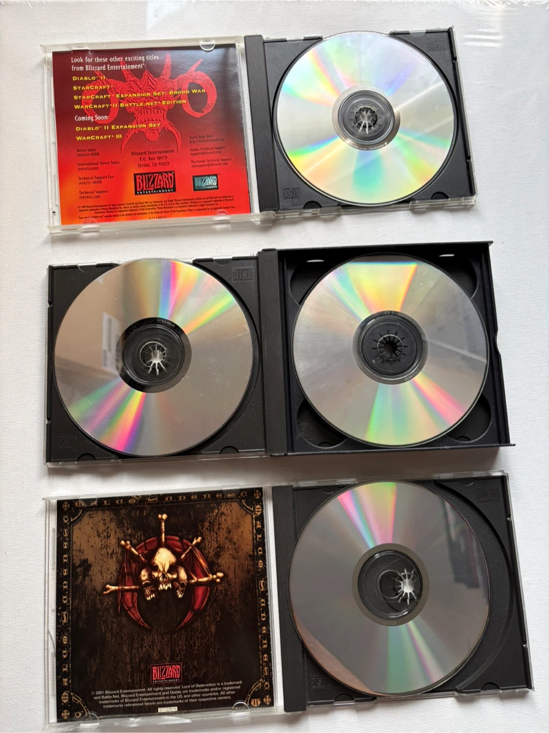 Diablo I & Diablo II PC video games + Expansion set - photo 3