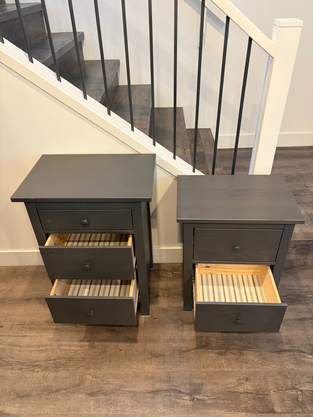 Pair of IKEA HEMNES nightstands for $200 - photo 3