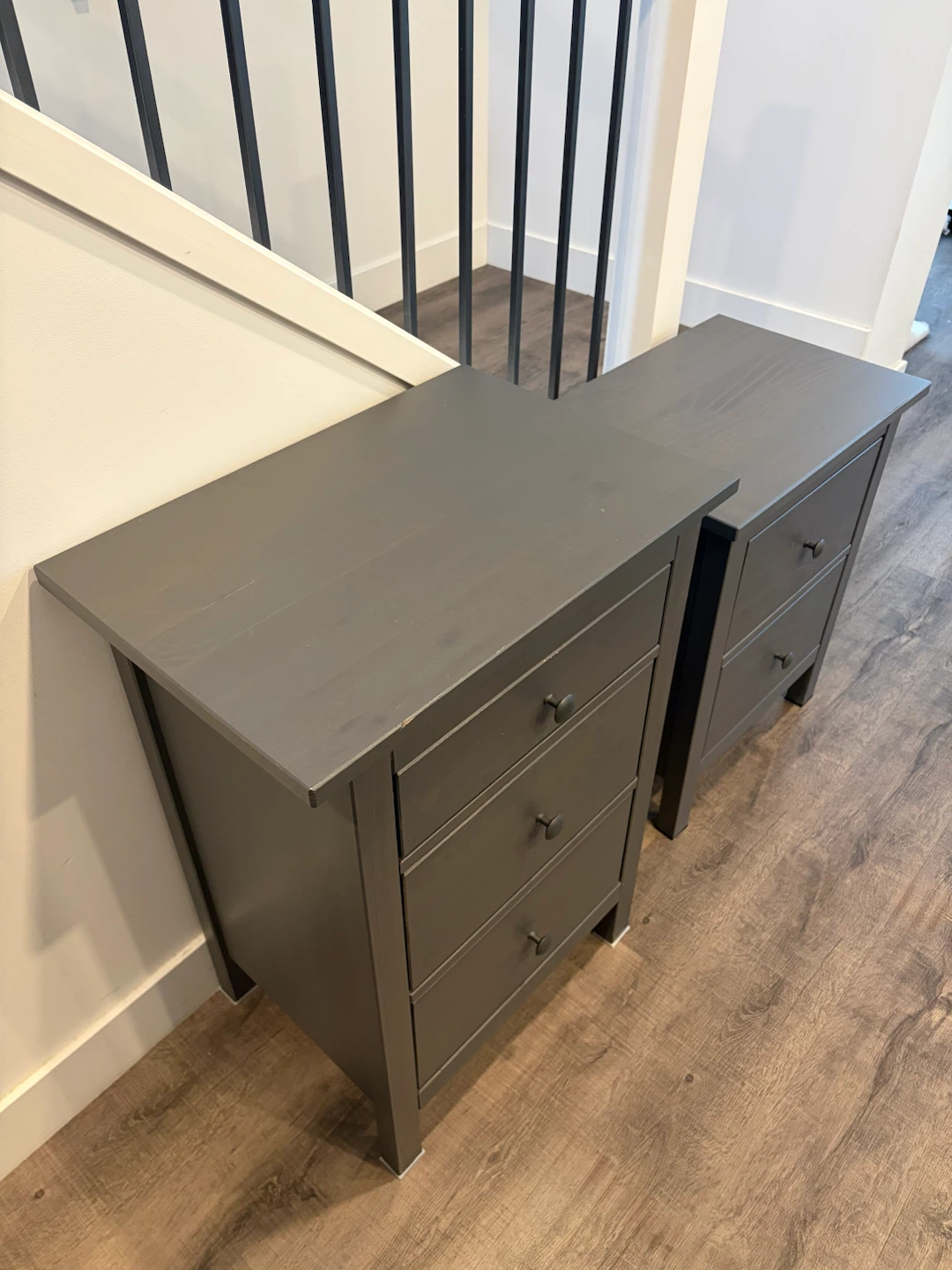 Pair of IKEA HEMNES nightstands for $200 - photo 4