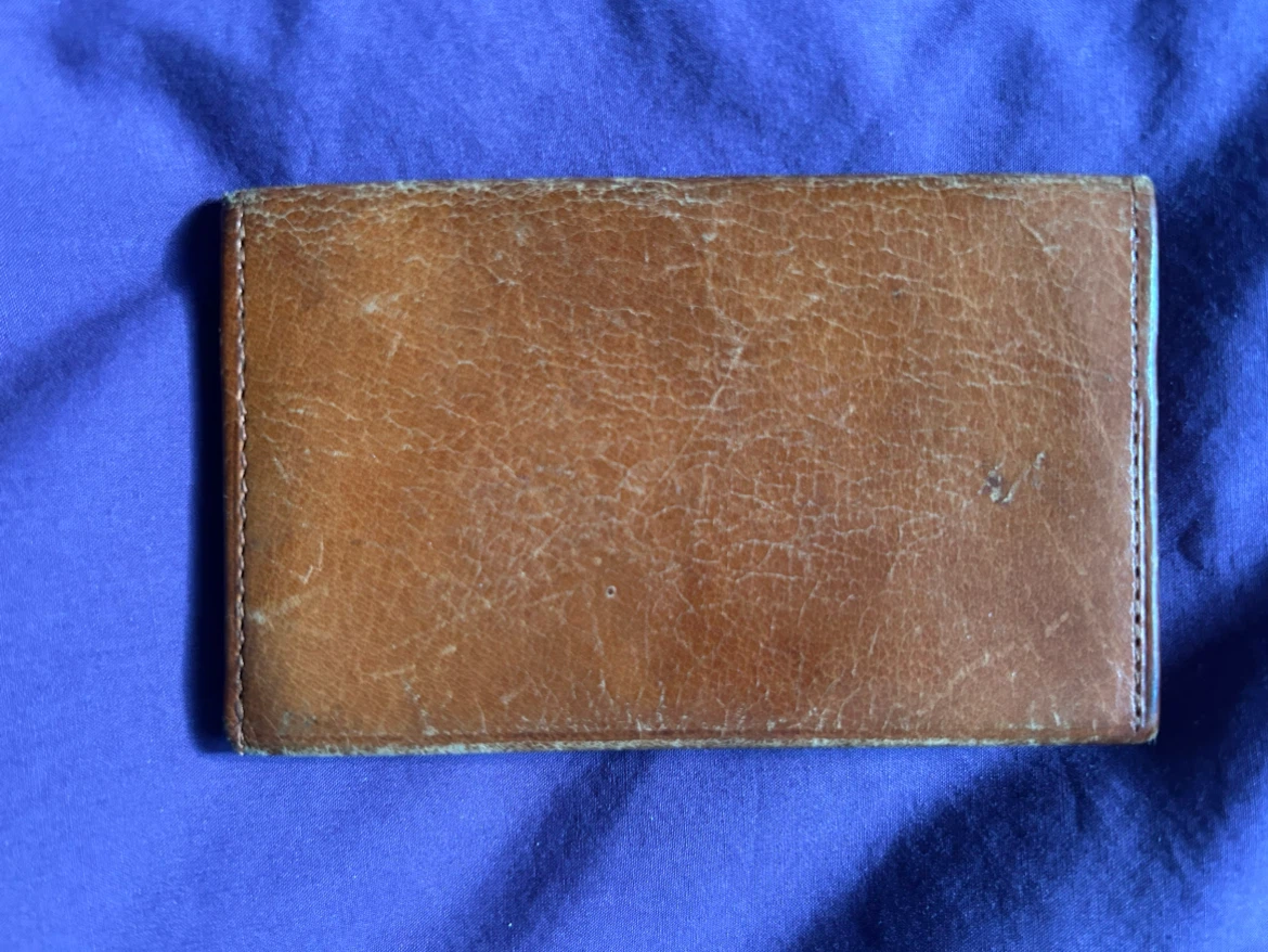2 leather notecases