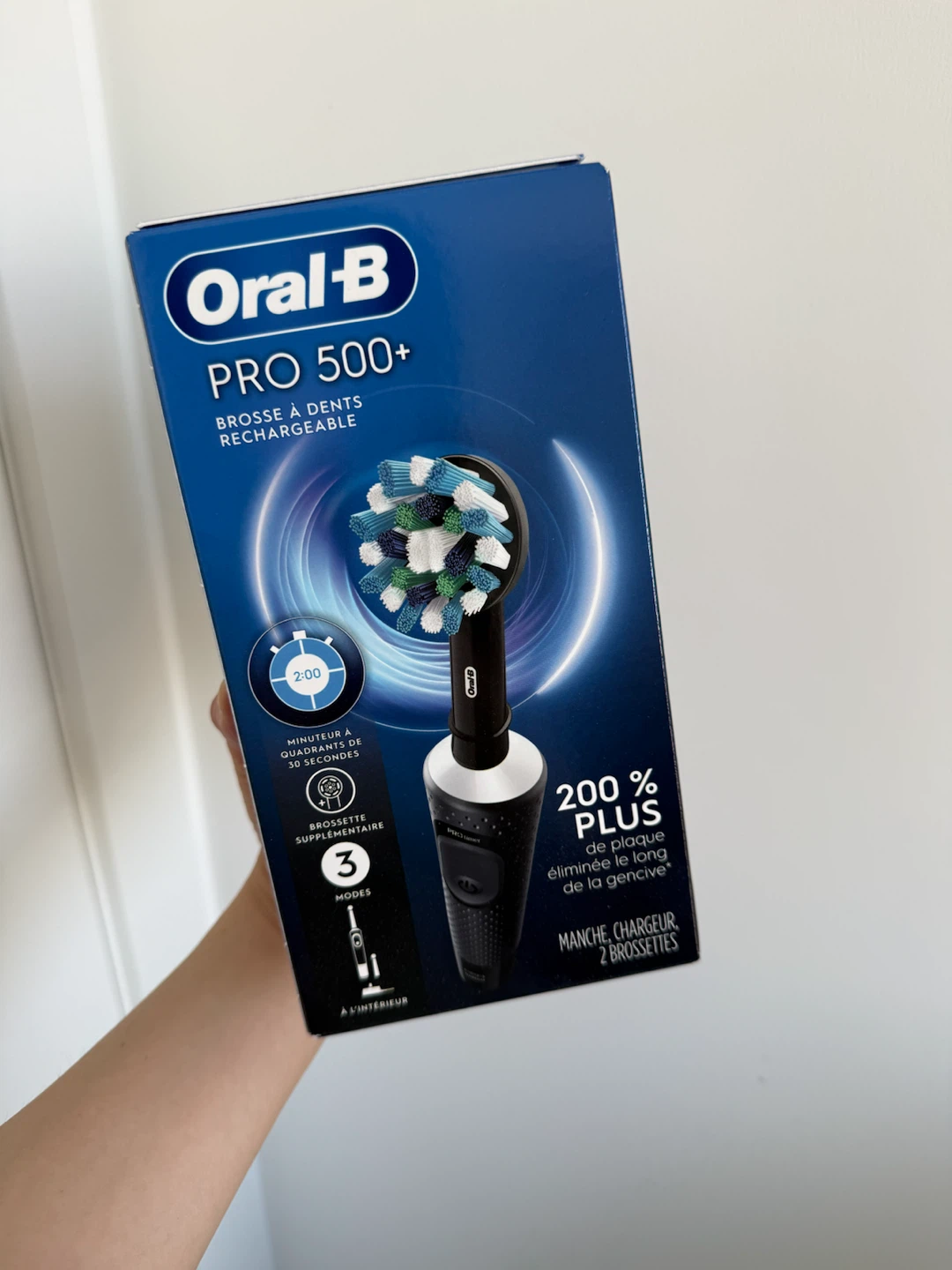Oral-B Pro 500+ Rechargeable Electric Toothbrush