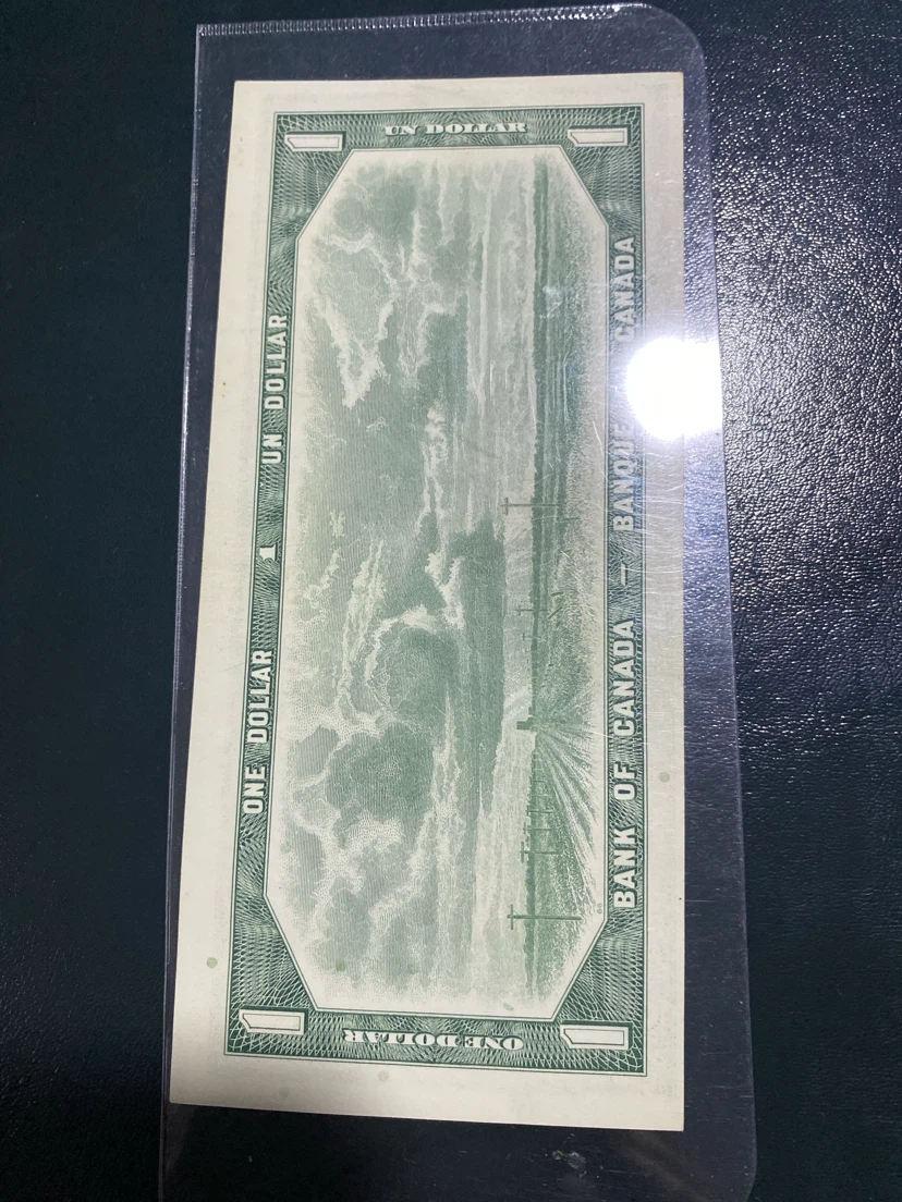 EROR 1954 Bank of Canada One Dollar Bill - photo 4