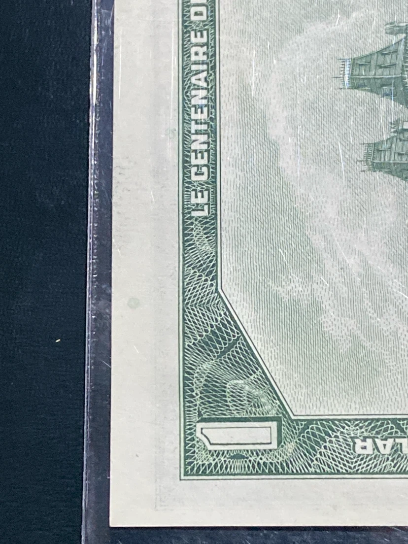 EROR 1967 Canadian One Dollar Bank Note - photo 3