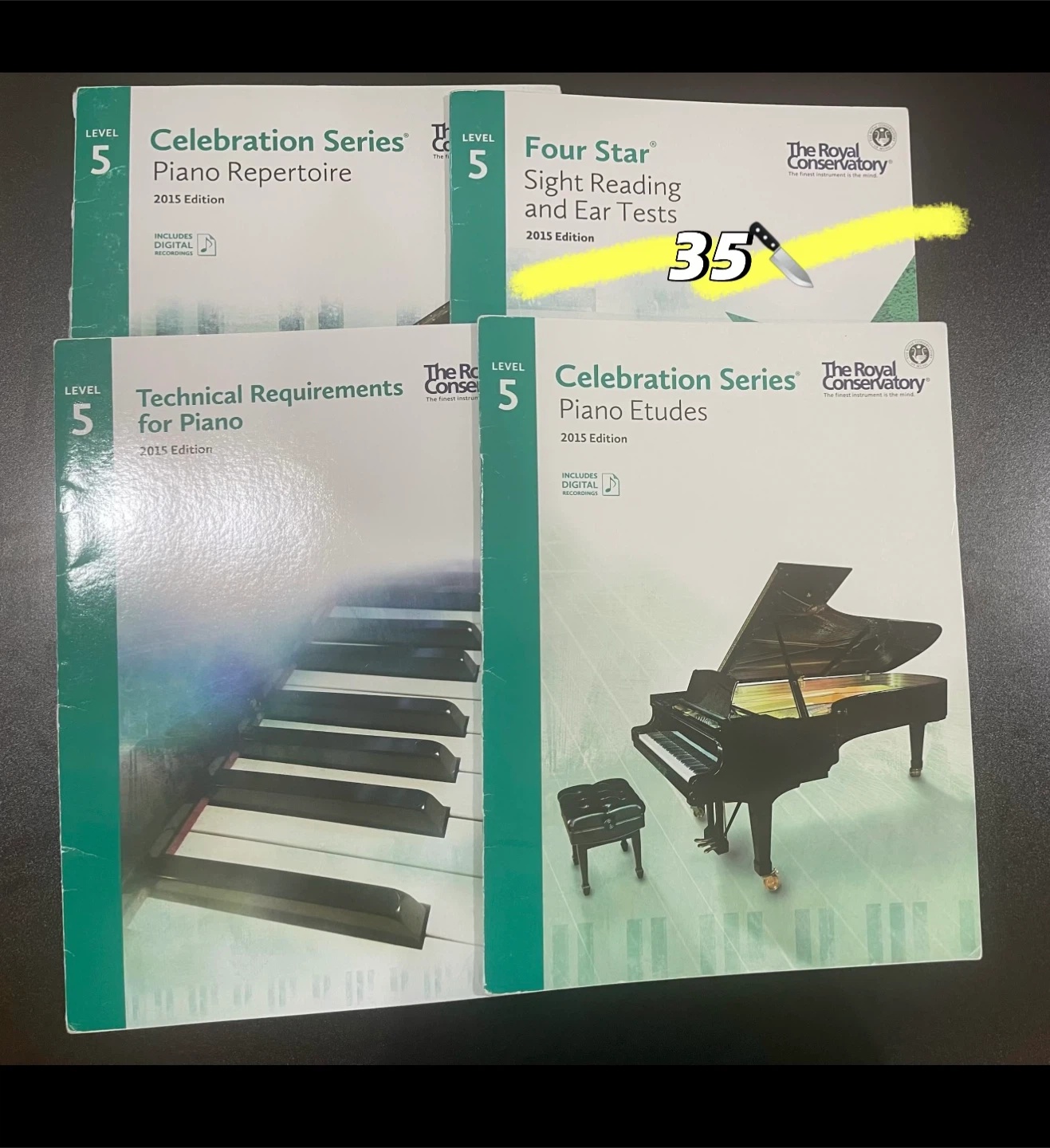 Royal Conservatory of Music (RCM) piano books, 2015 Edition