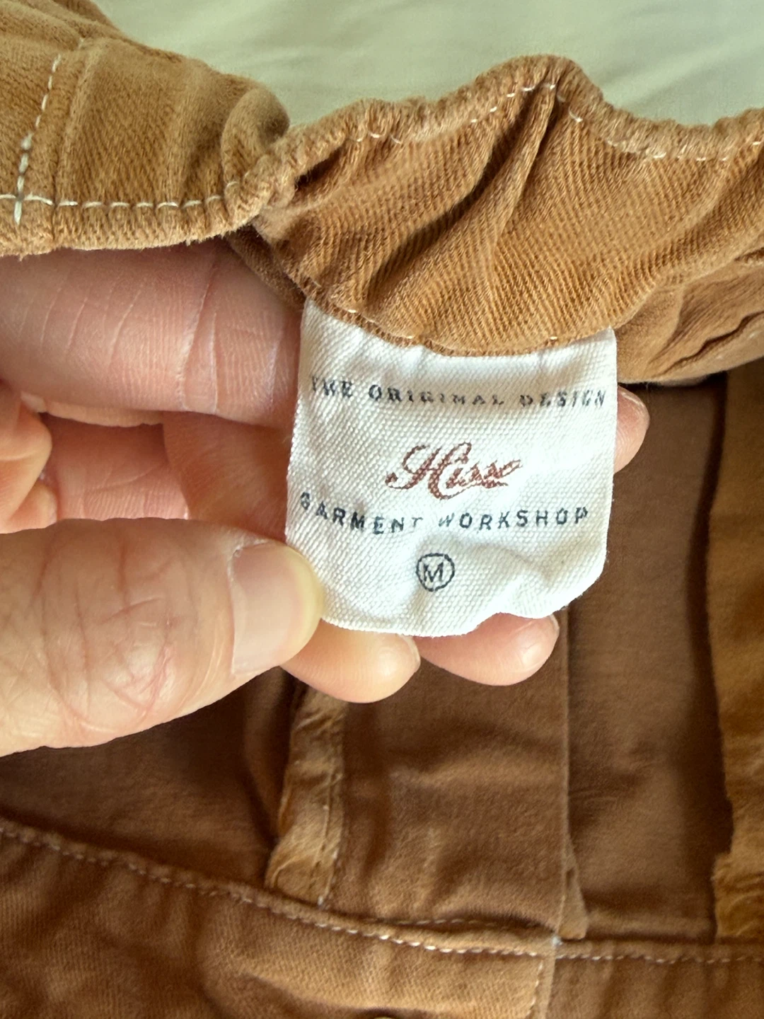 Hisso Garment Workshop Cargo Pants - Brown - Size M - photo 3
