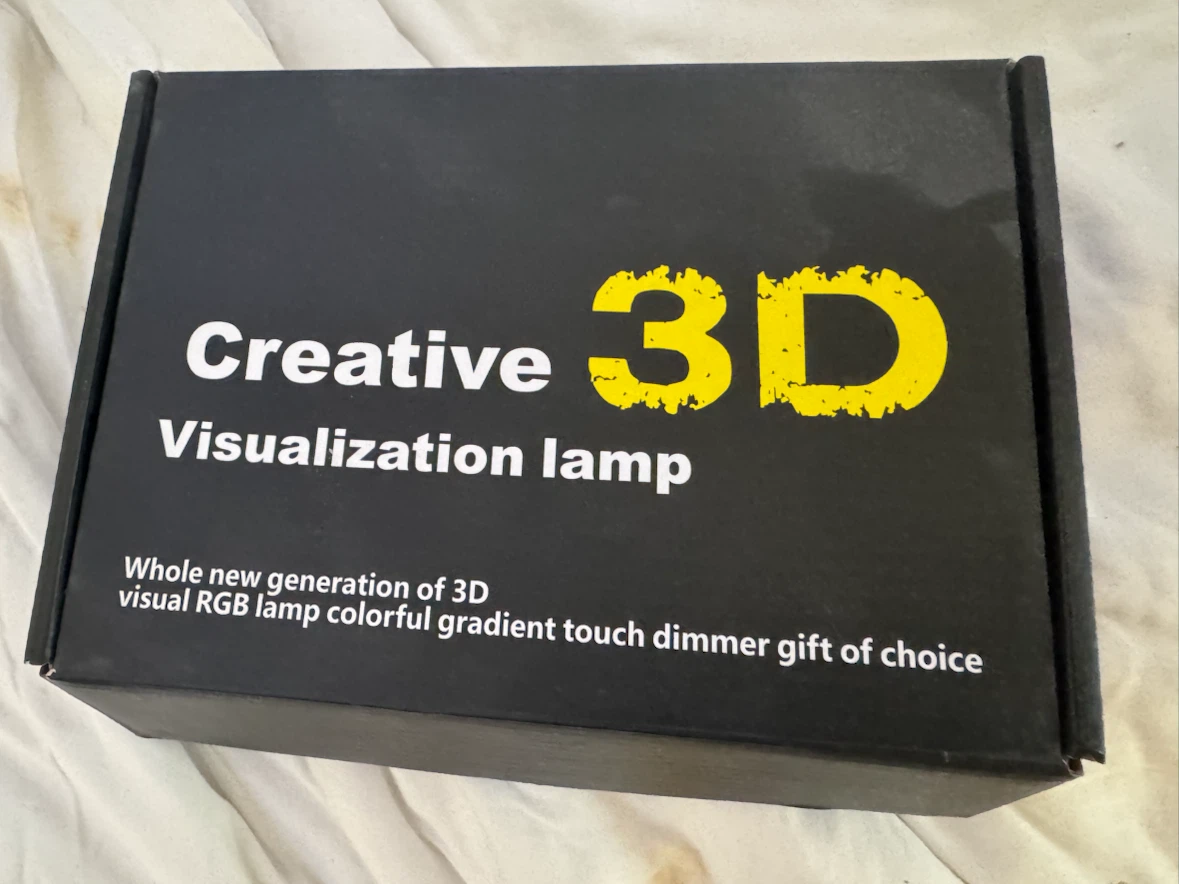 One Piece 3D LED RGB Visualization Lamp