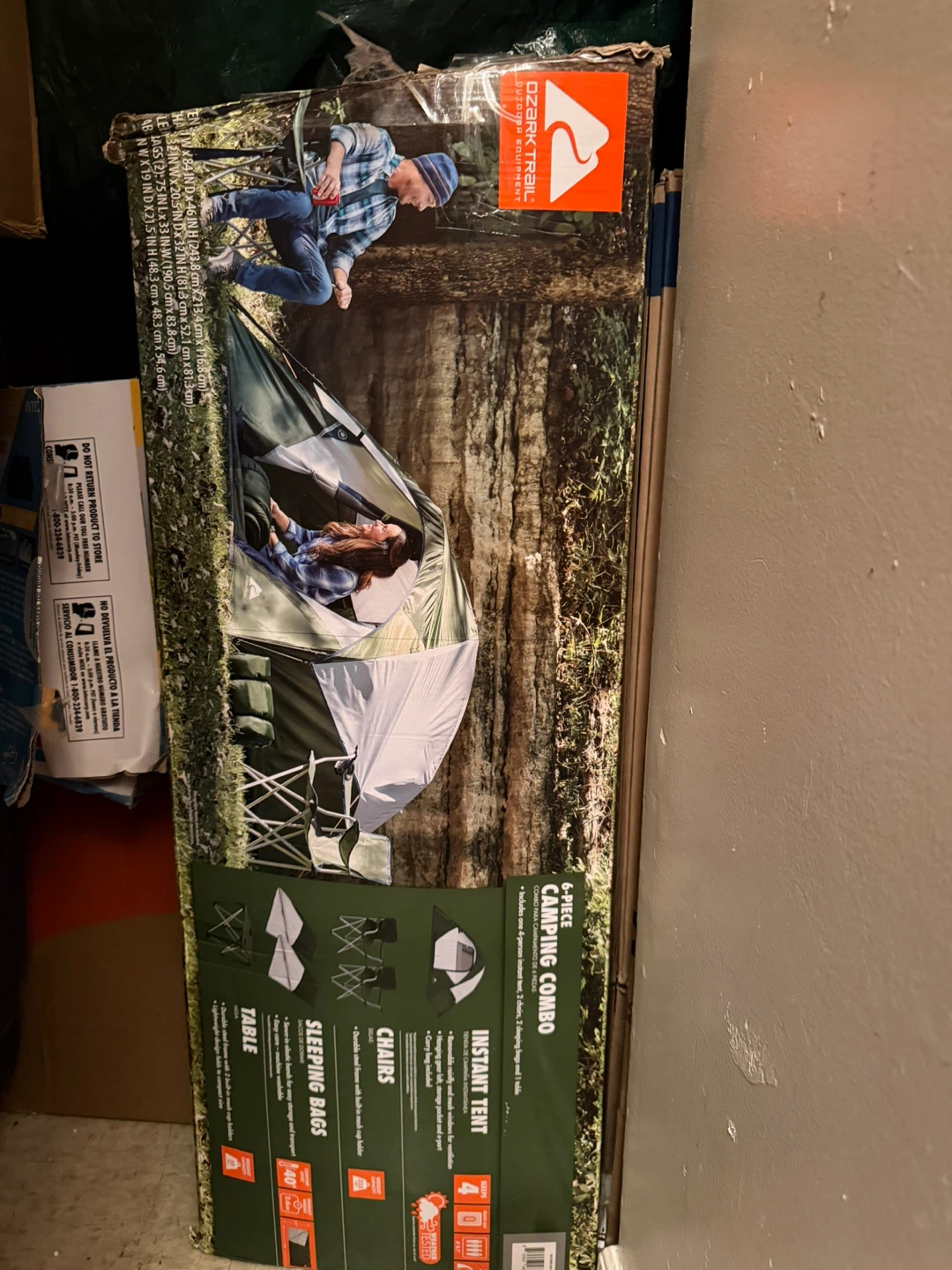 Ozark Trail 6-Piece Camping Combo with Instant Tent
