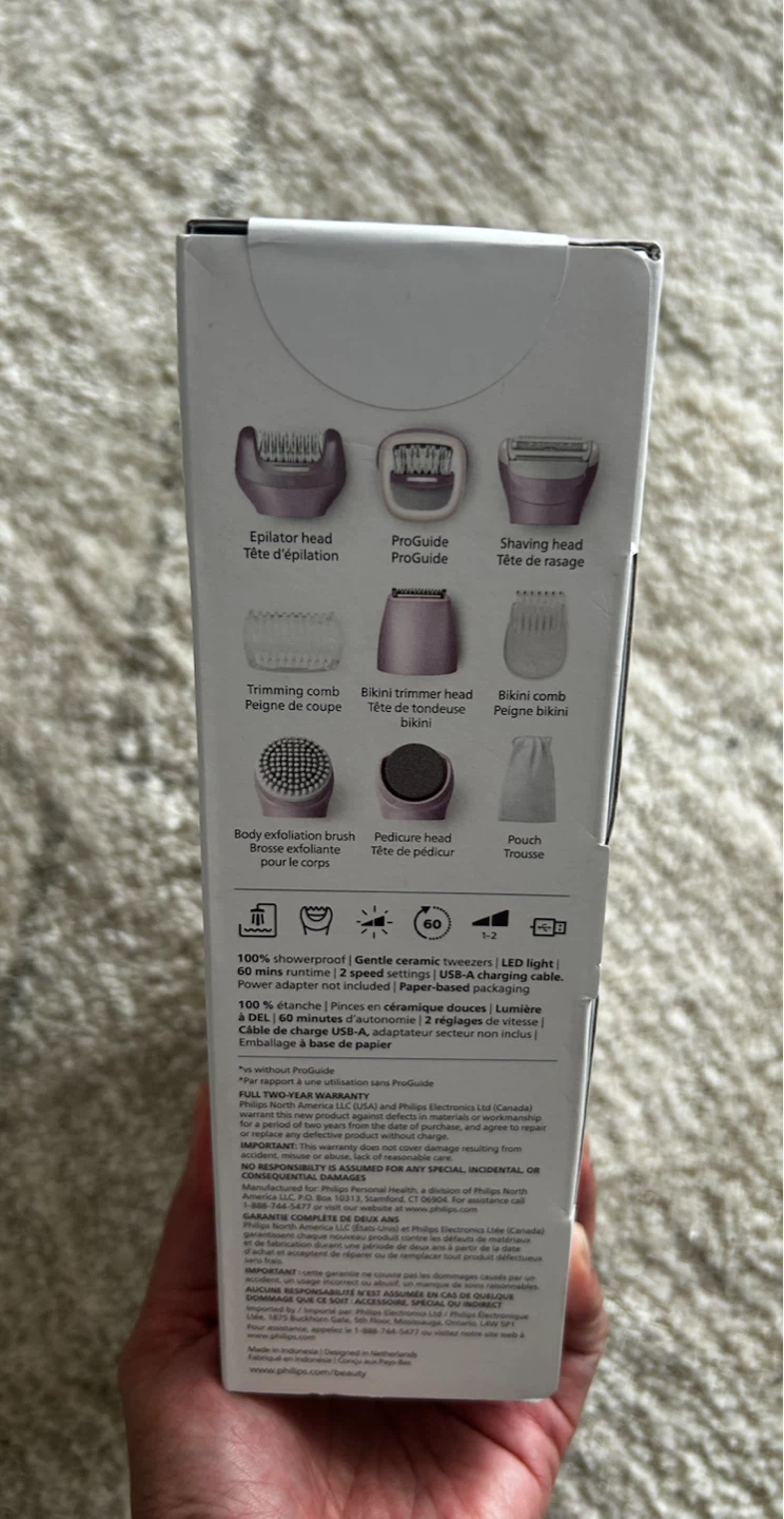 Philips Epilator 9000 with 9 Accessories - photo 3