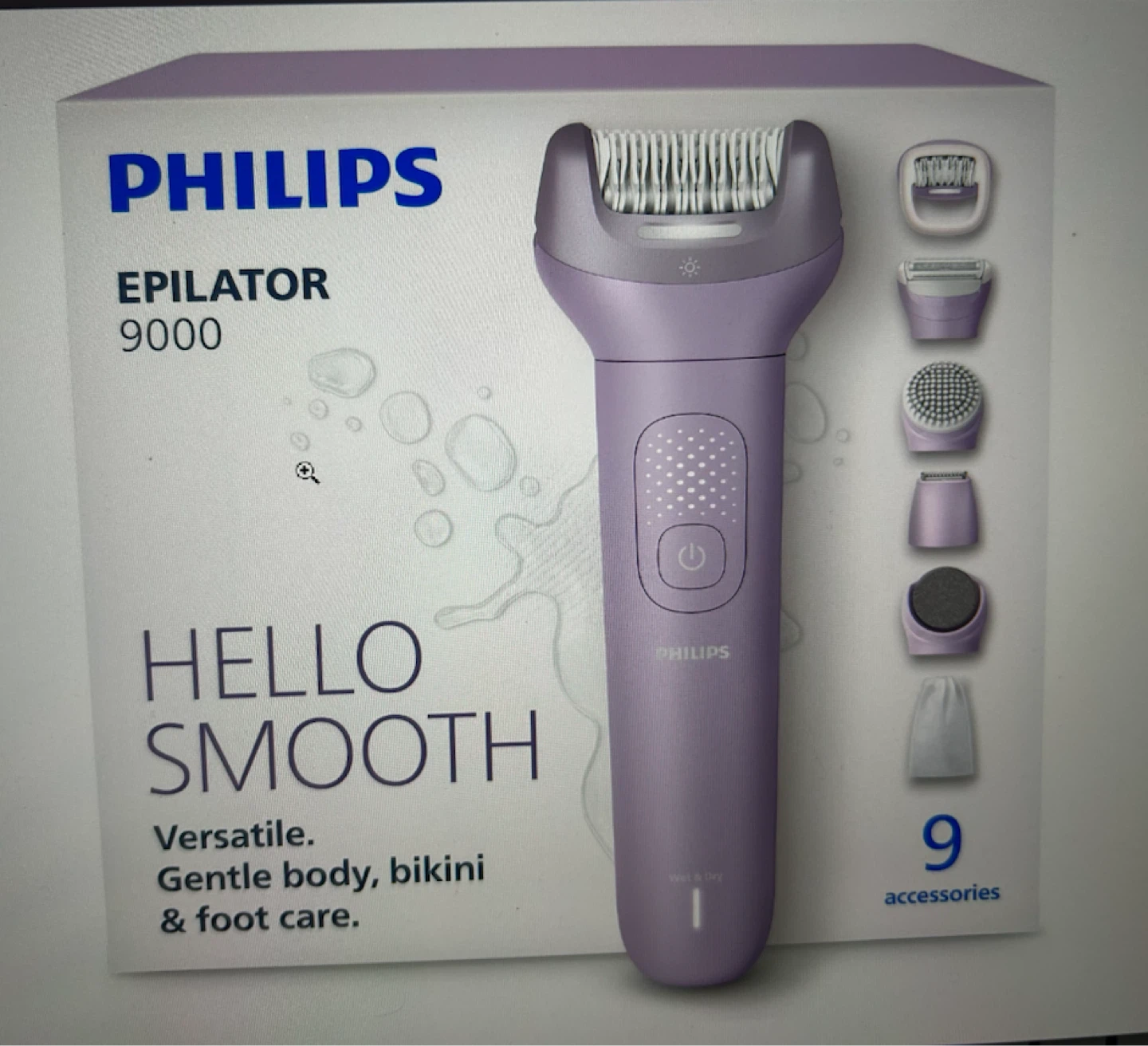 Philips Epilator 9000 with 9 Accessories - photo 4