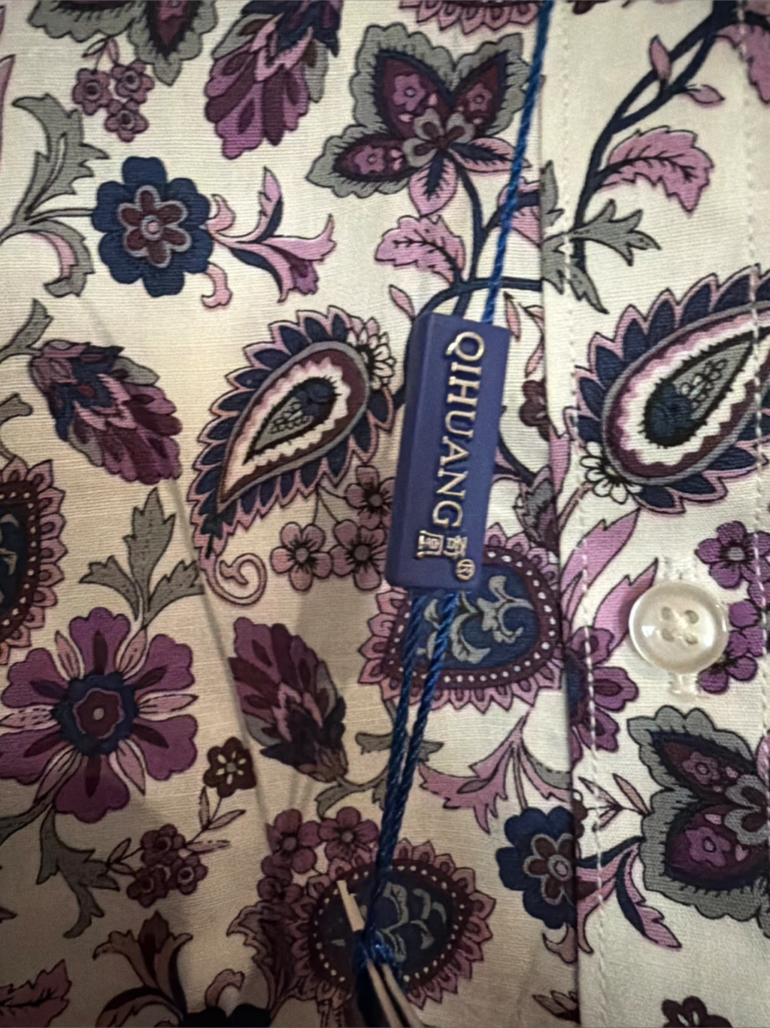 Qihuang Floral Print Button-Up Shirt - photo 5