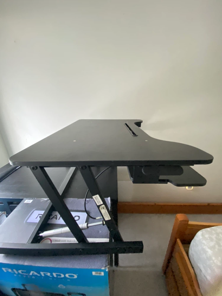 Black Standing Desk Converter - photo 2