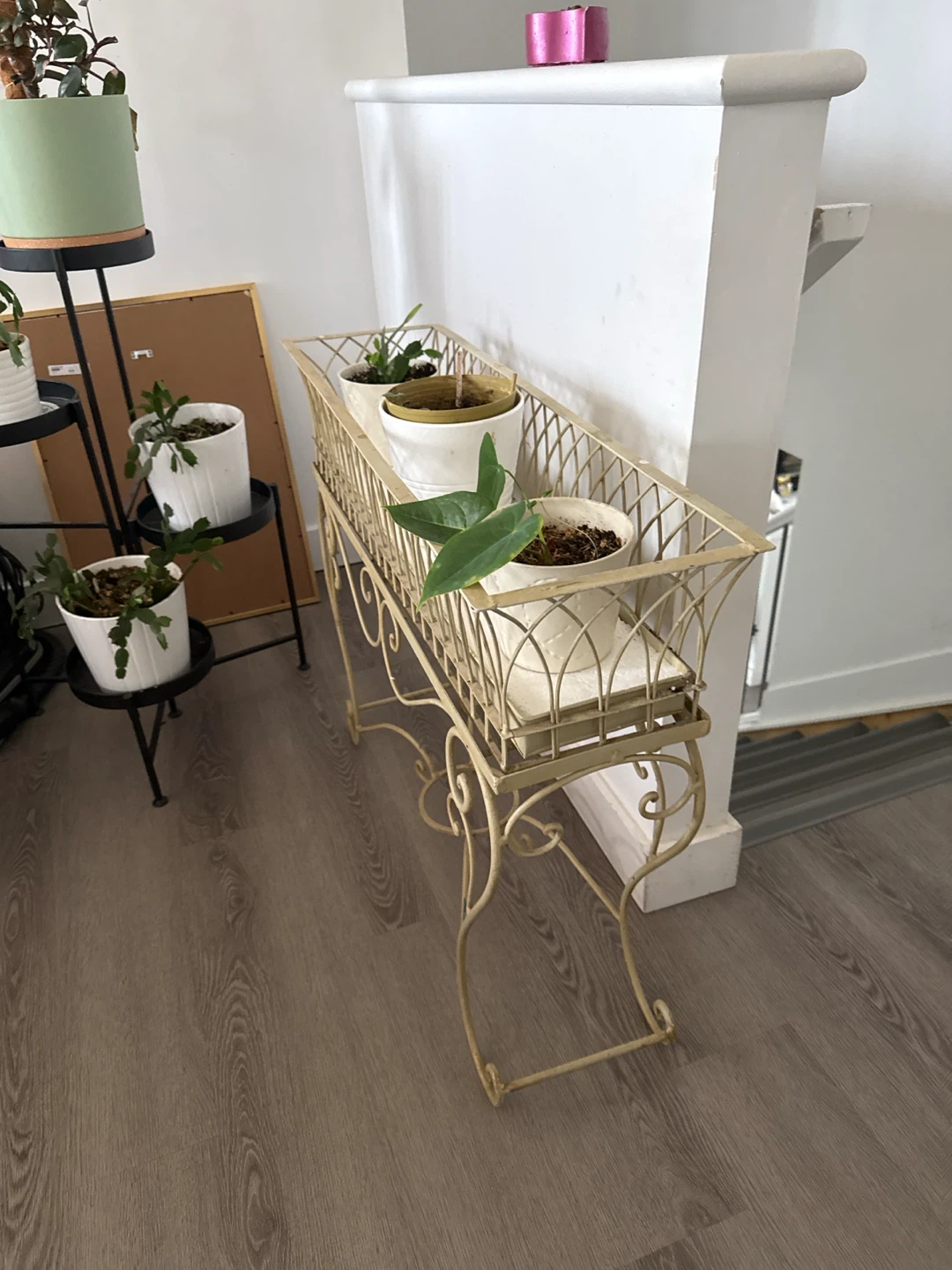 Vintage Metal Plant Stand - photo 2