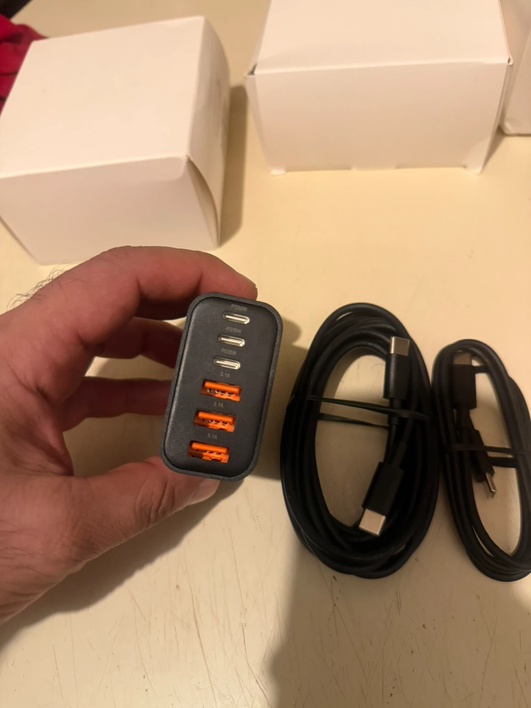 HALIHALL 65W USB C Charger Block with 2 Cables - photo 3