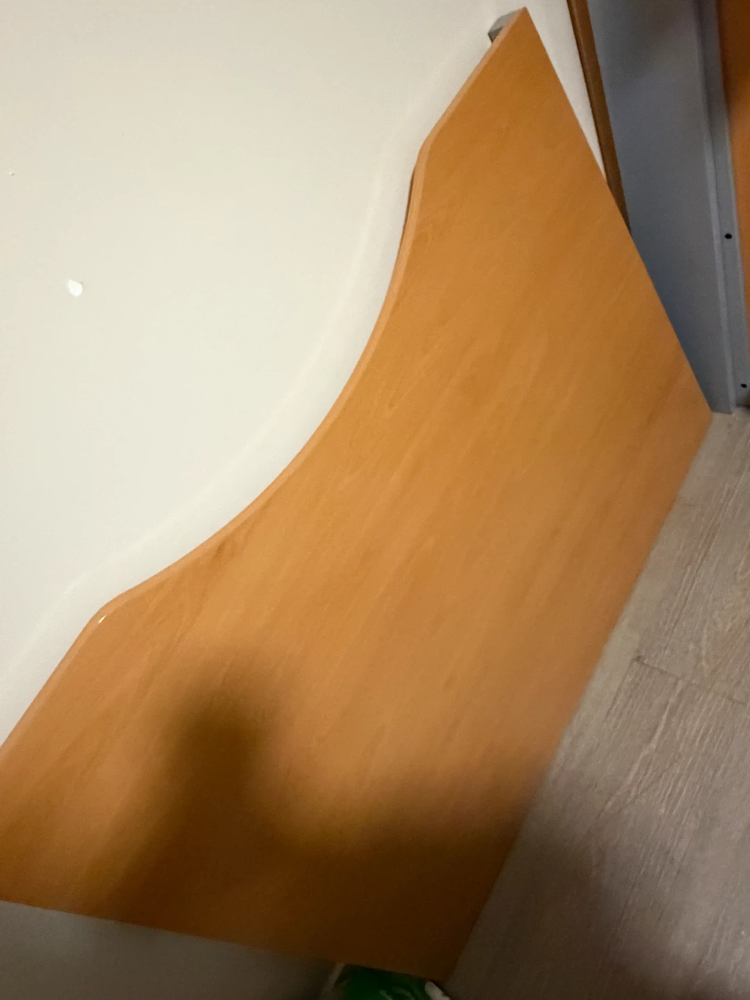 Wood Desk with Shelf - photo 3