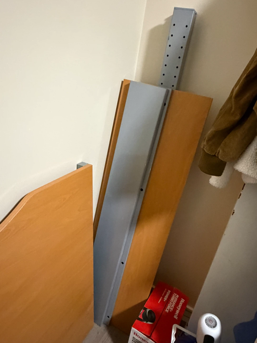 Wood Desk with Shelf - photo 4