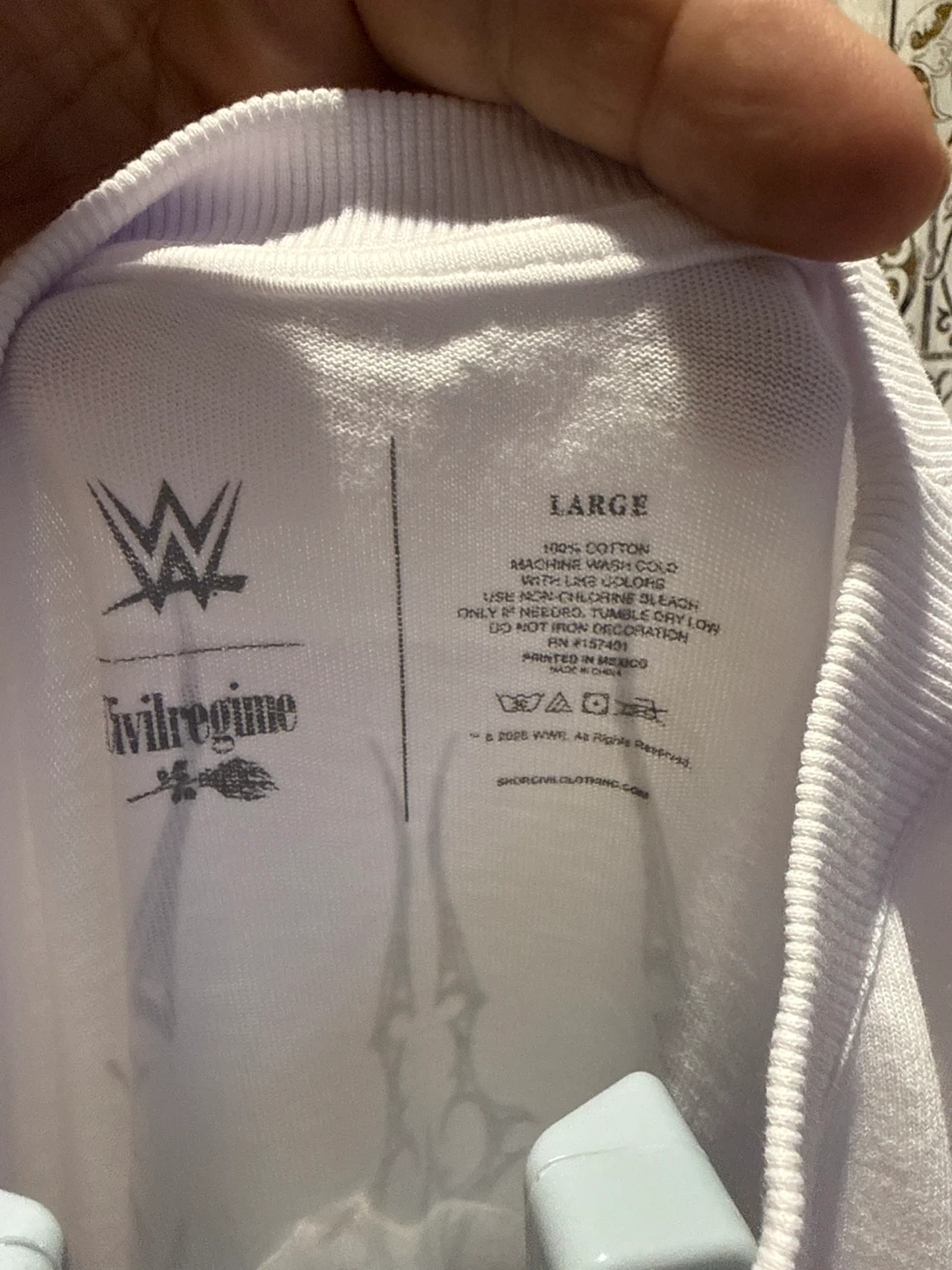 Civil Regime Dominik Mysterio WWE T-Shirt - Large