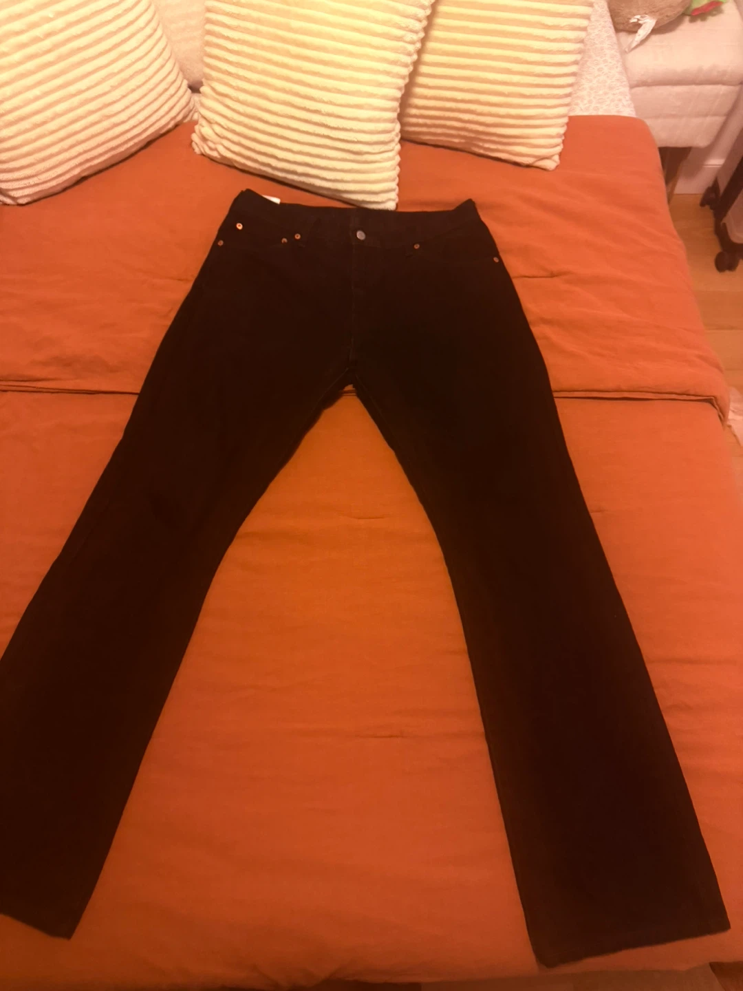 Levi's 517 Black Bootcut Jeans 34x34 - photo 2