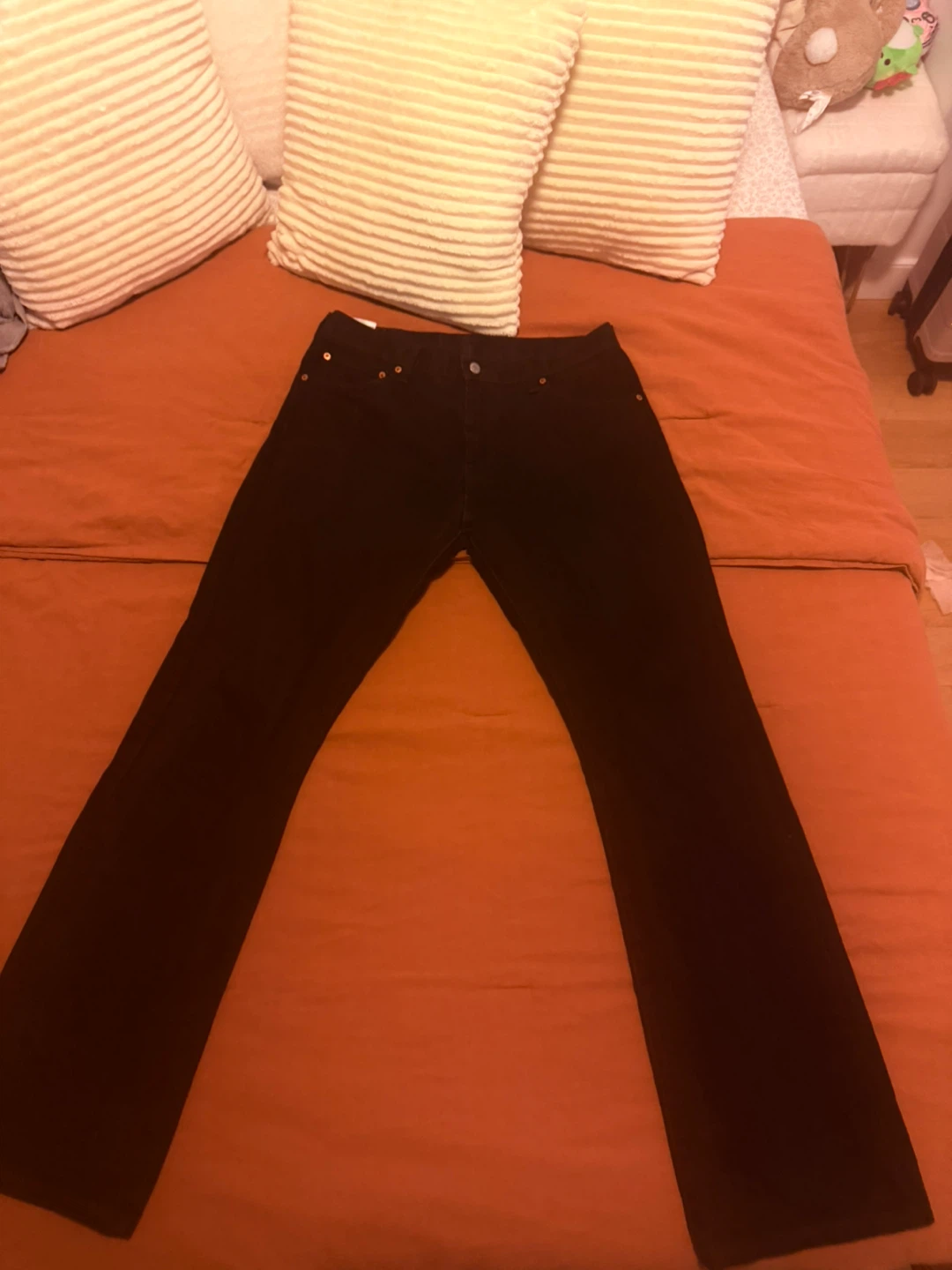 Levi's 517 Black Bootcut Jeans 34x34 - photo 4