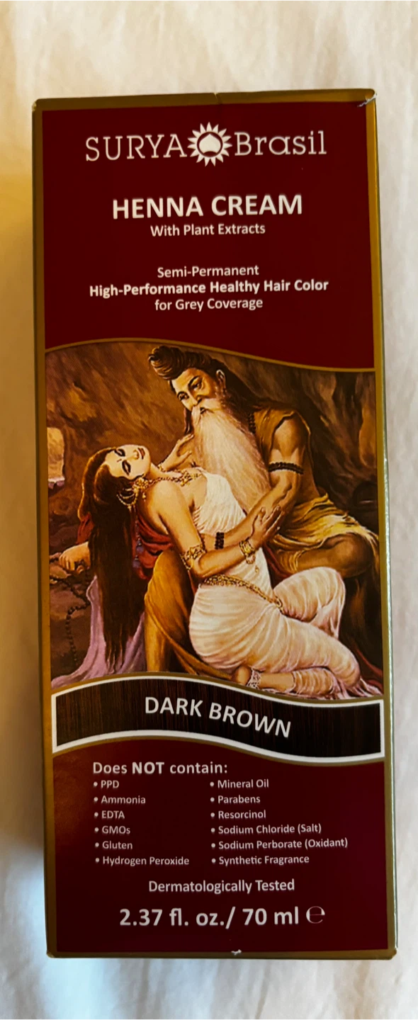 Surya Brasil Henna Cream - Dark Brown