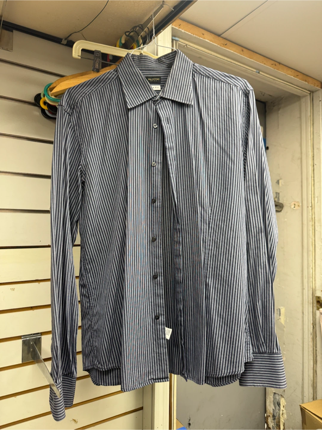 Valentino Roma Striped Dress Shirt Slim Fit