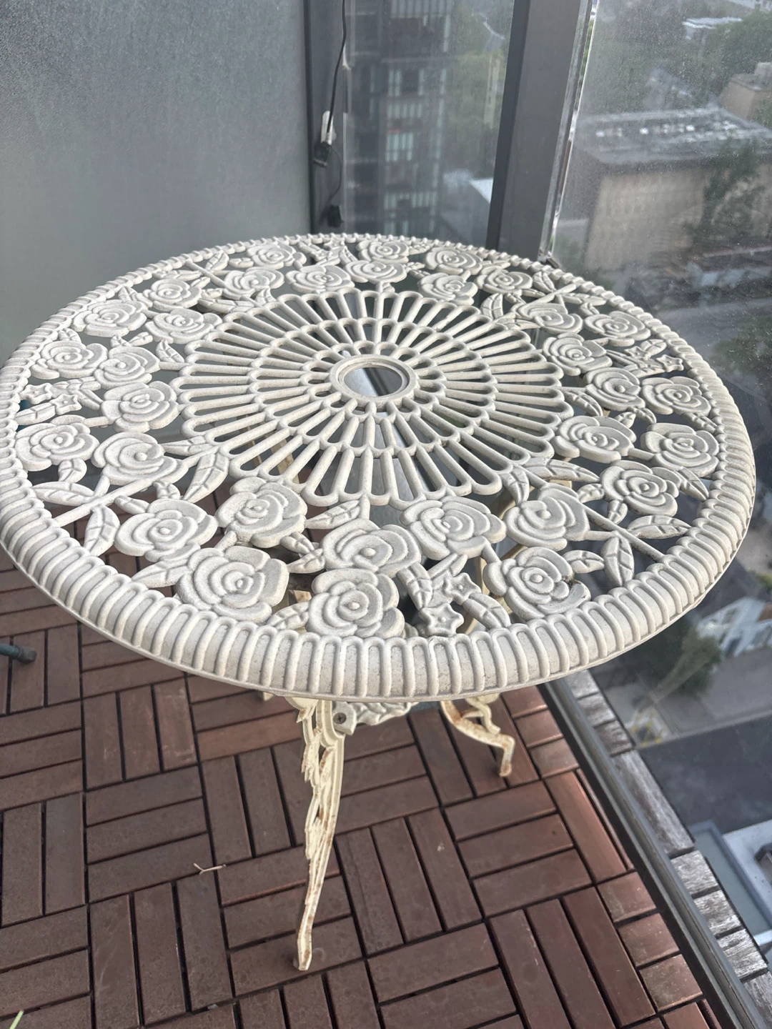 Garden Bistro Table - Cream