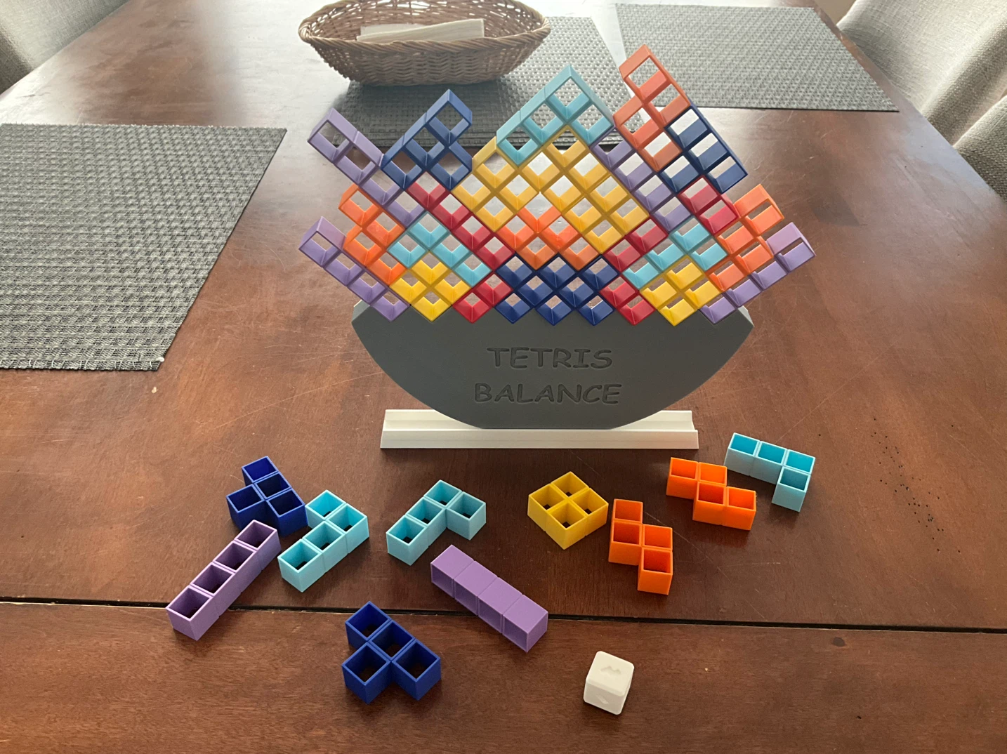 3d printed Tetris Balance Game