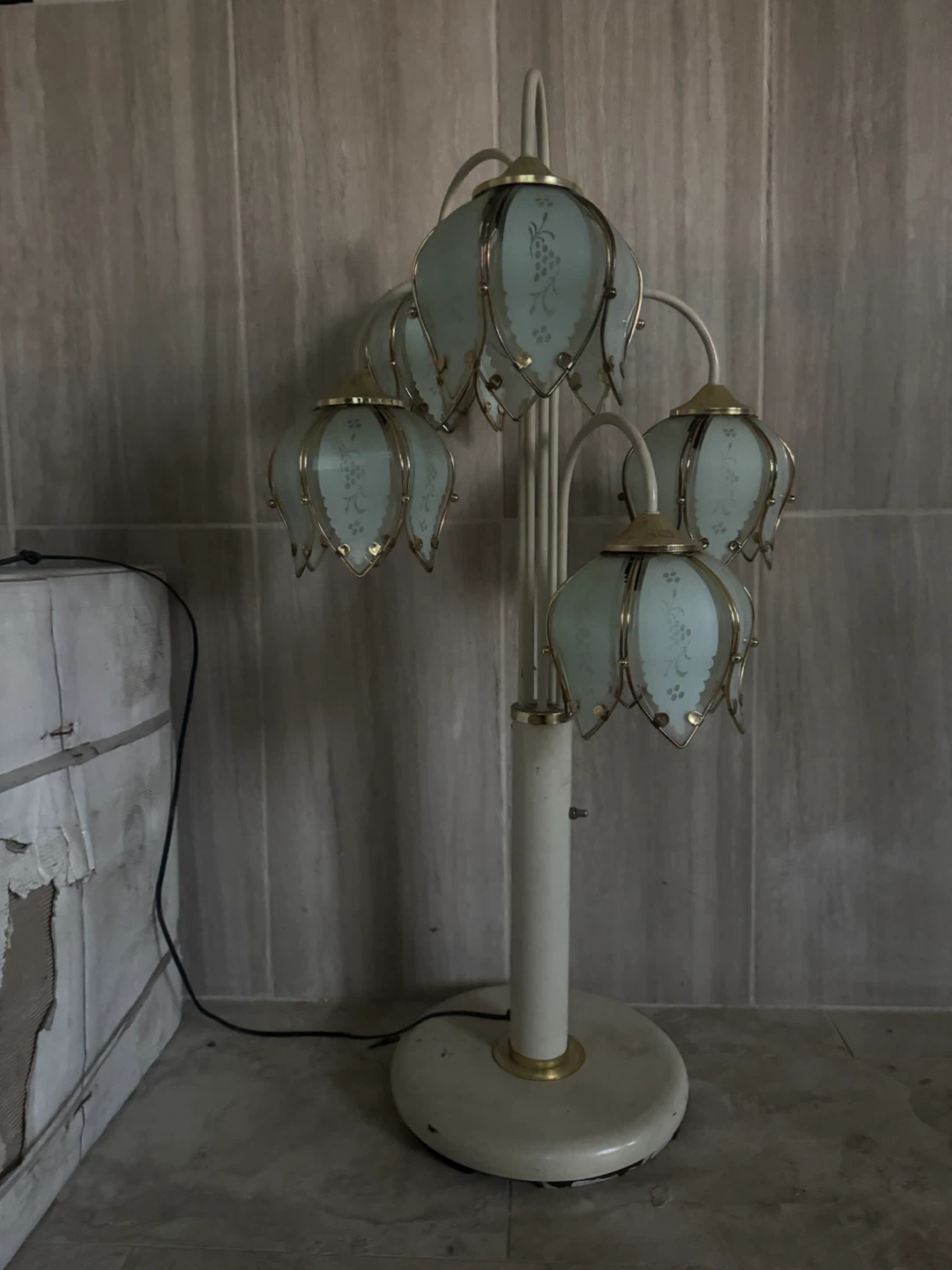 Vintage Lamp with 5 Lights  Floral - photo 3