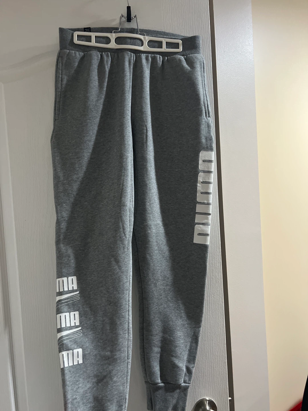 Puma Grey Joggers Sweatpants Size M
