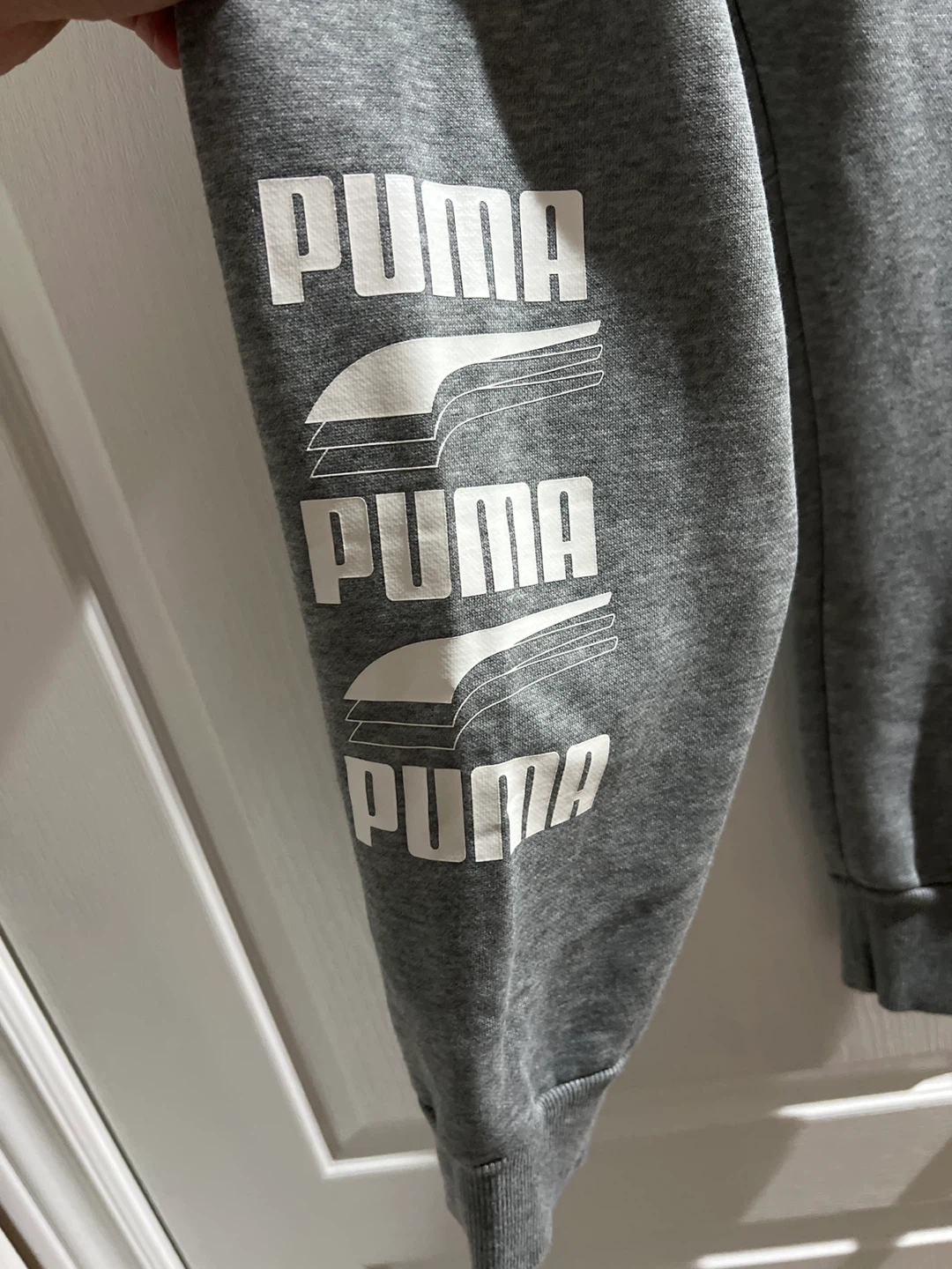 Puma Grey Joggers Sweatpants Size M - photo 2