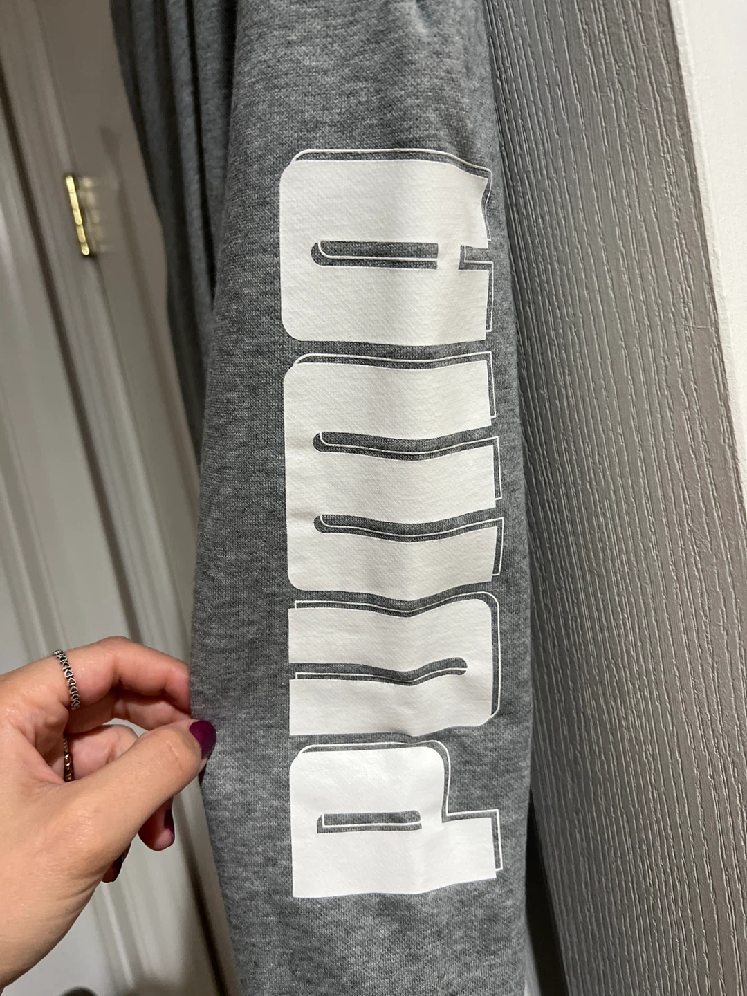Puma Grey Joggers Sweatpants Size M - photo 3