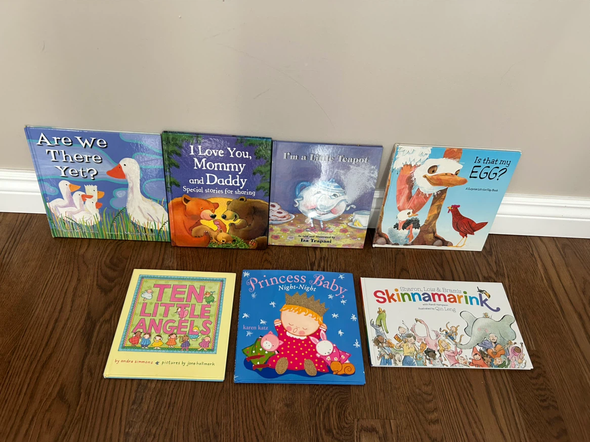 7 LIKE NEW HARDCOVER BOOKS (READ LISTING)