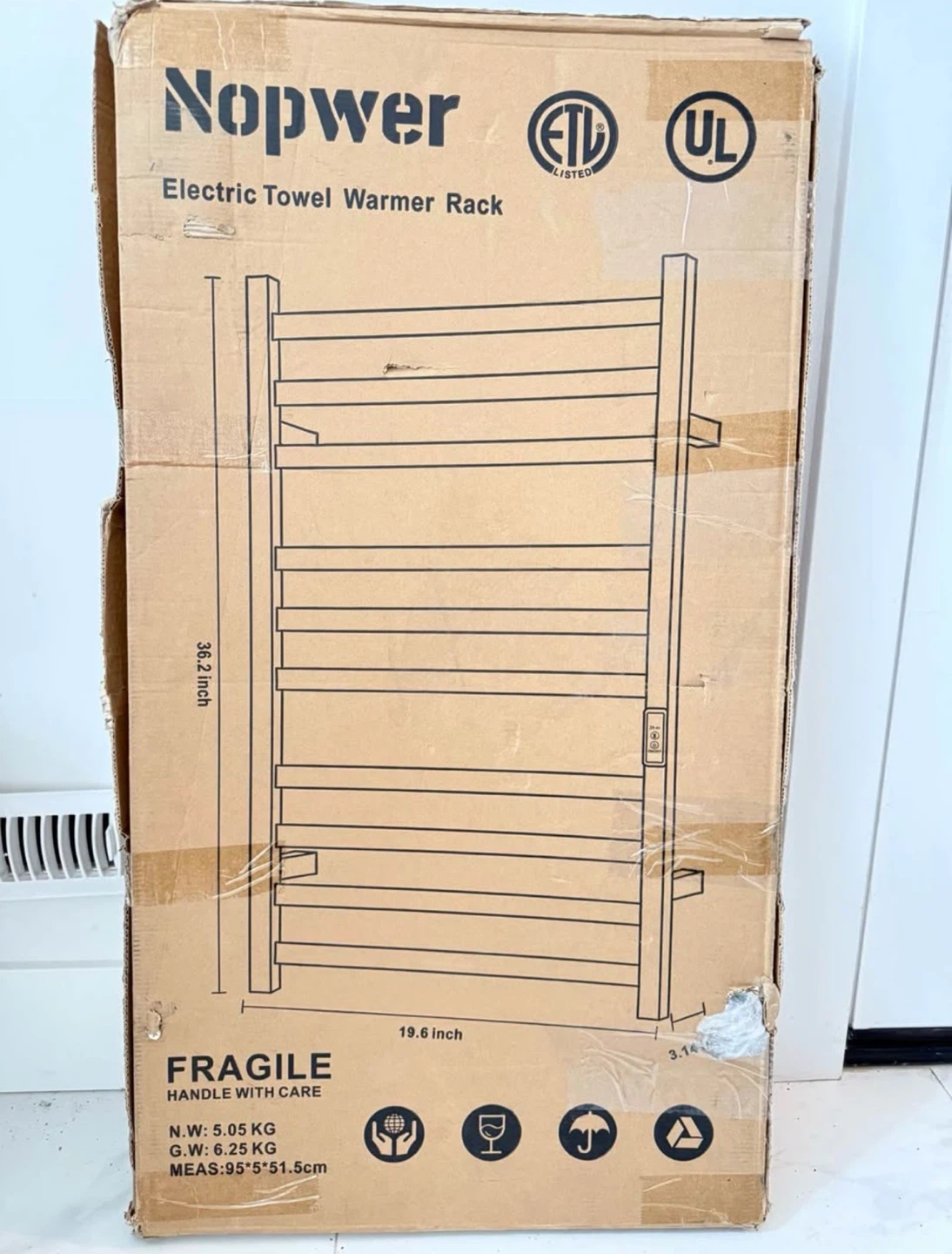 Nopwer Electric Towel Warmer Rack - photo 4
