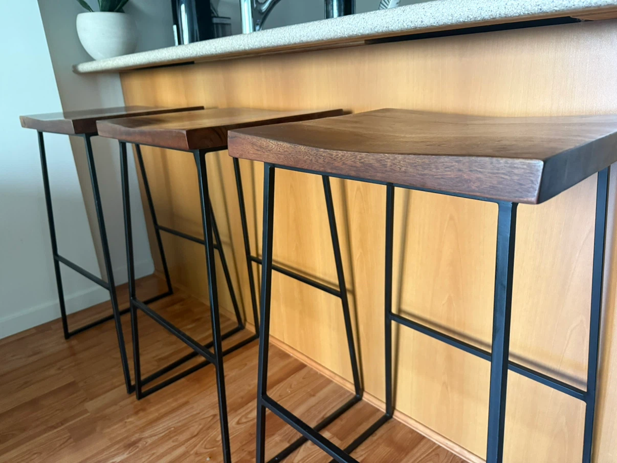 3 bar height stools