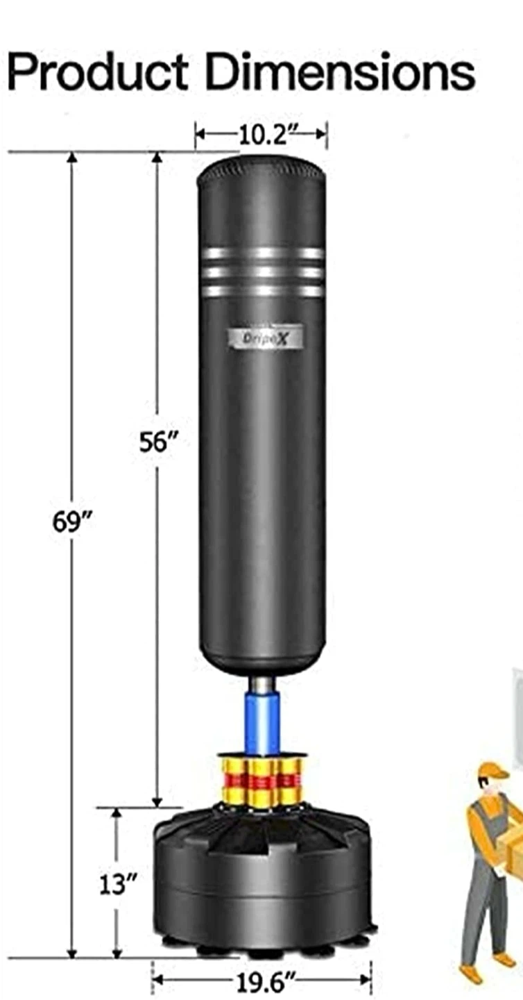 Dripe-X Freestanding Punching Bag - like new - photo 3