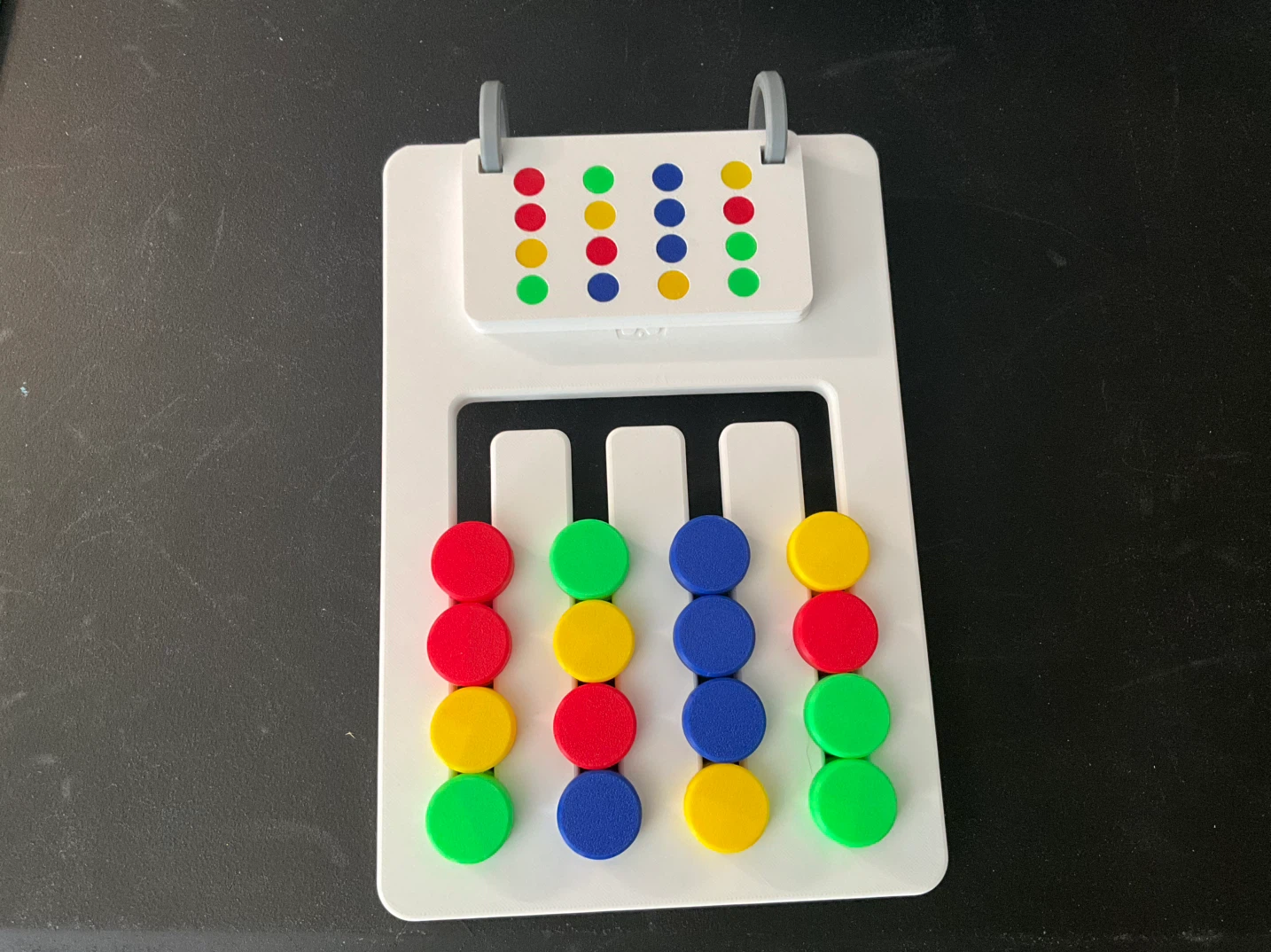 3d printed kids Logic Game - Dots and Colours