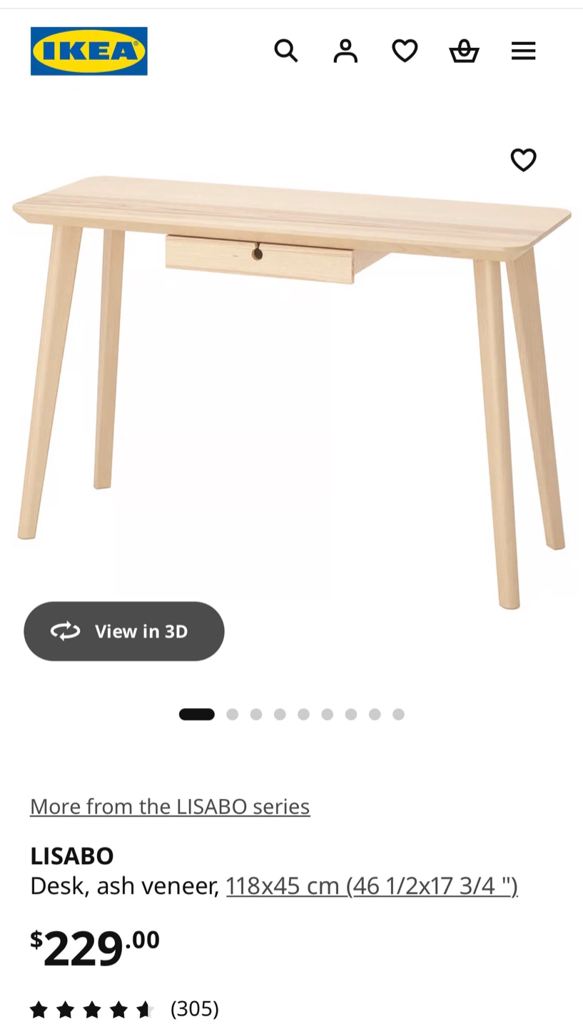 Free delivery!!! Lisabo Desk - Ash Veneer - photo 3