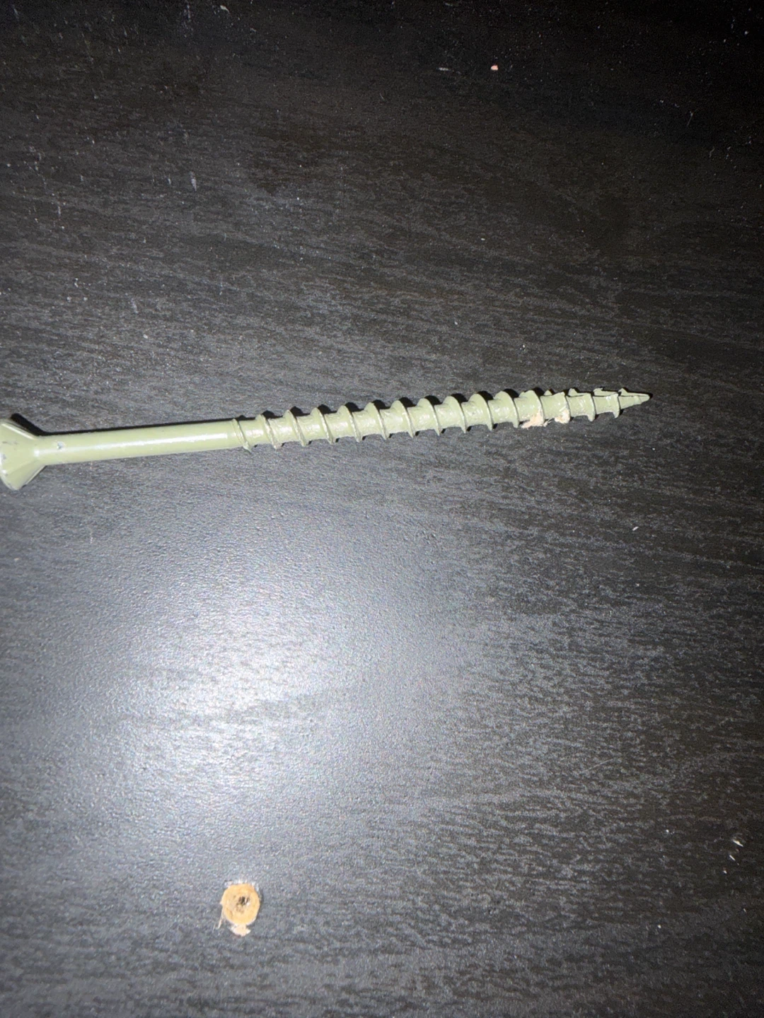 Green Coated Screw