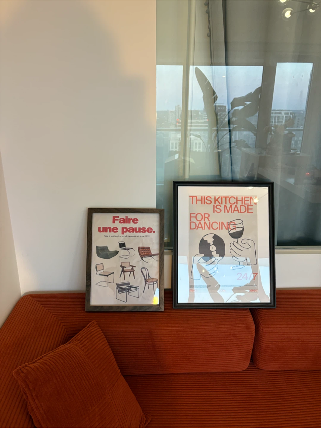 Framed Fabric Posters