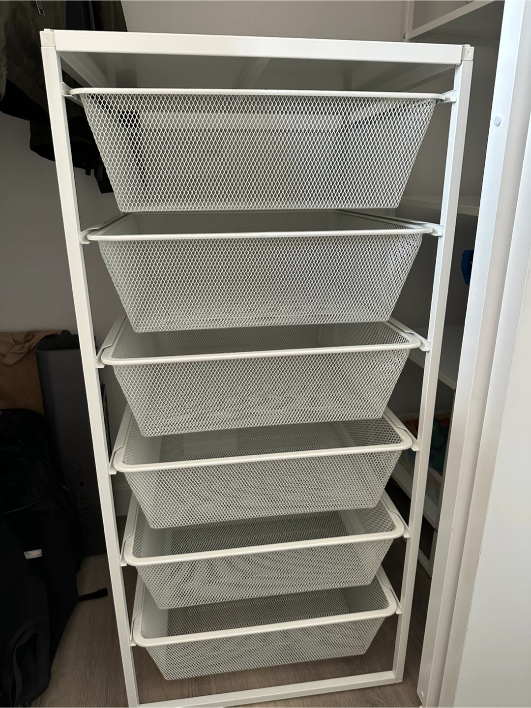 IKEA JONAXEL White 7-Drawer Frame - photo 3
