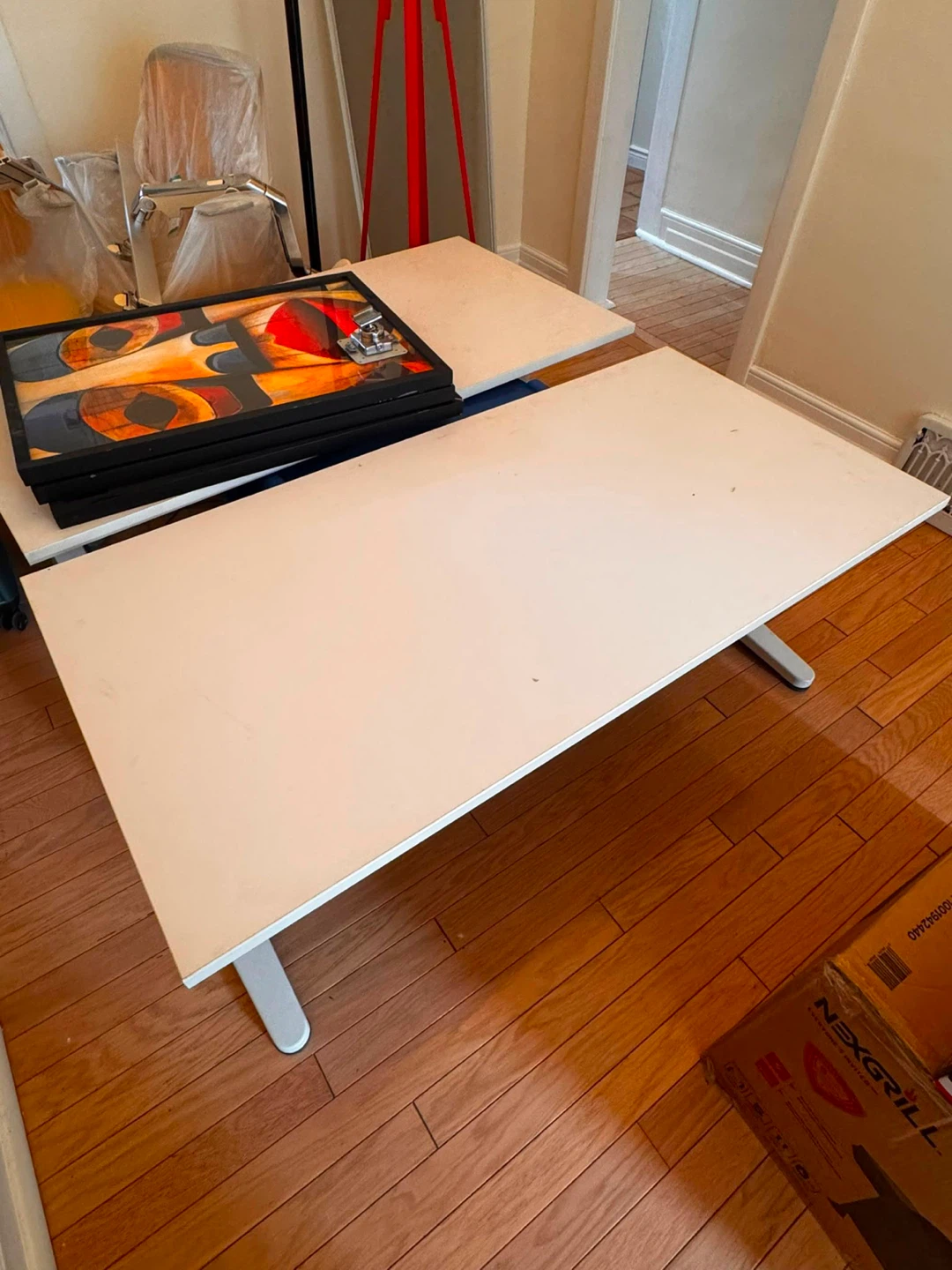 Adjustable Standing Desk - White Steelcase - photo 4