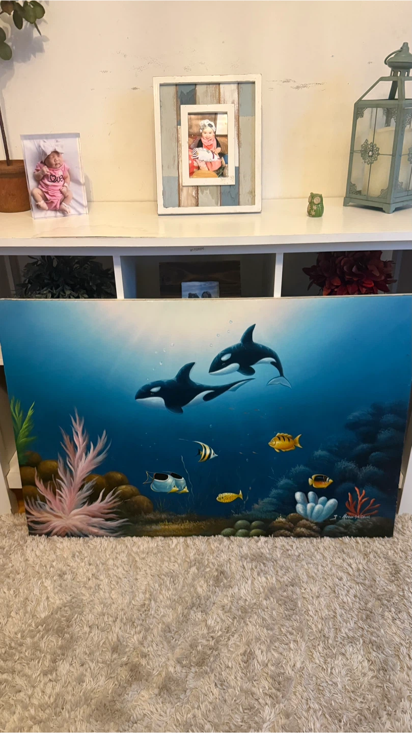 Orca Whale Ocean Painting