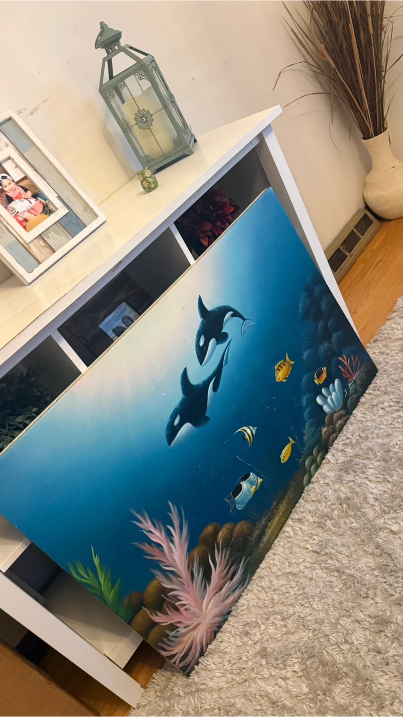 Orca Whale Ocean Painting - photo 2