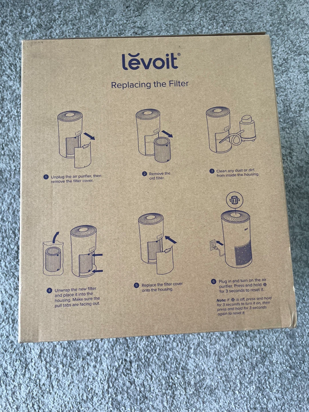 NEW Levoit LV-H133 Air Purifier Replacement Filter - In Box
