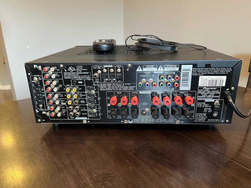 Pioneer VSX-D710S Audio/Video Multi-Channel Receiver - photo 2