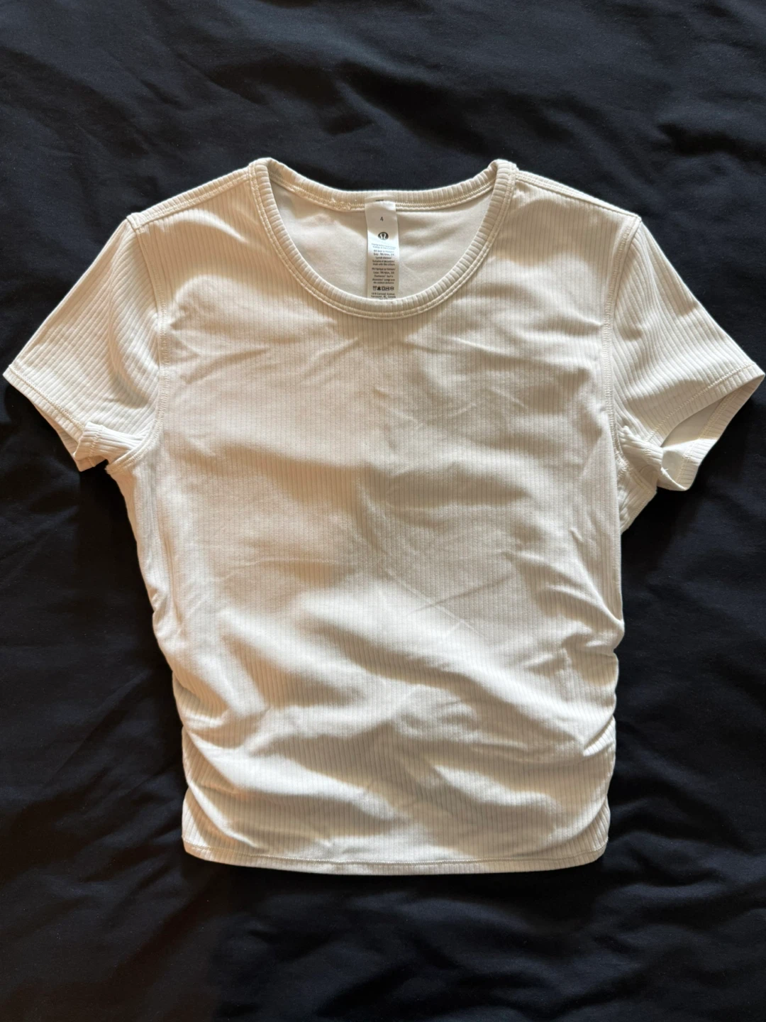 Lululemon Twist Ribbed Short Sleeve Shirt