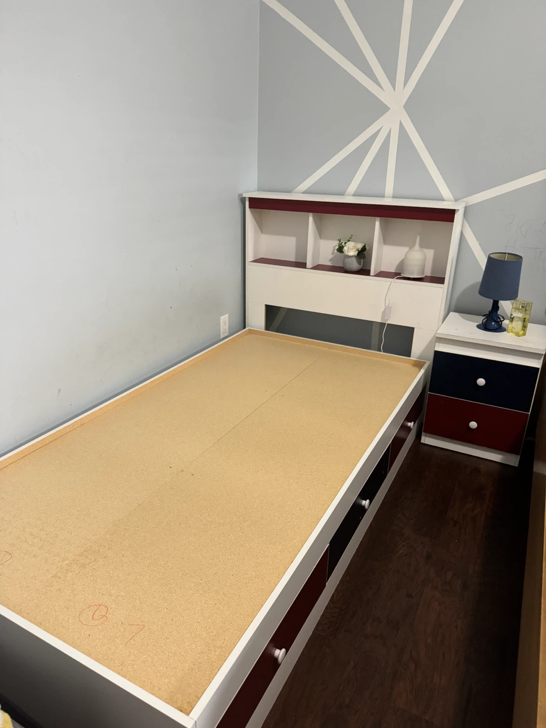 Twin Storage Bed with Headboard