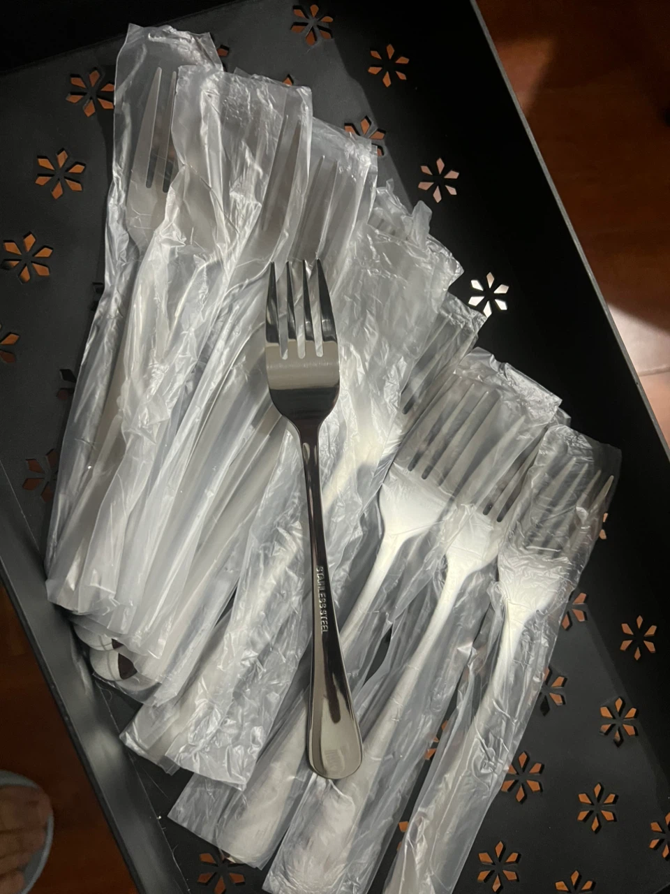 Stainless Steel Forks - Set of 12 - photo 2