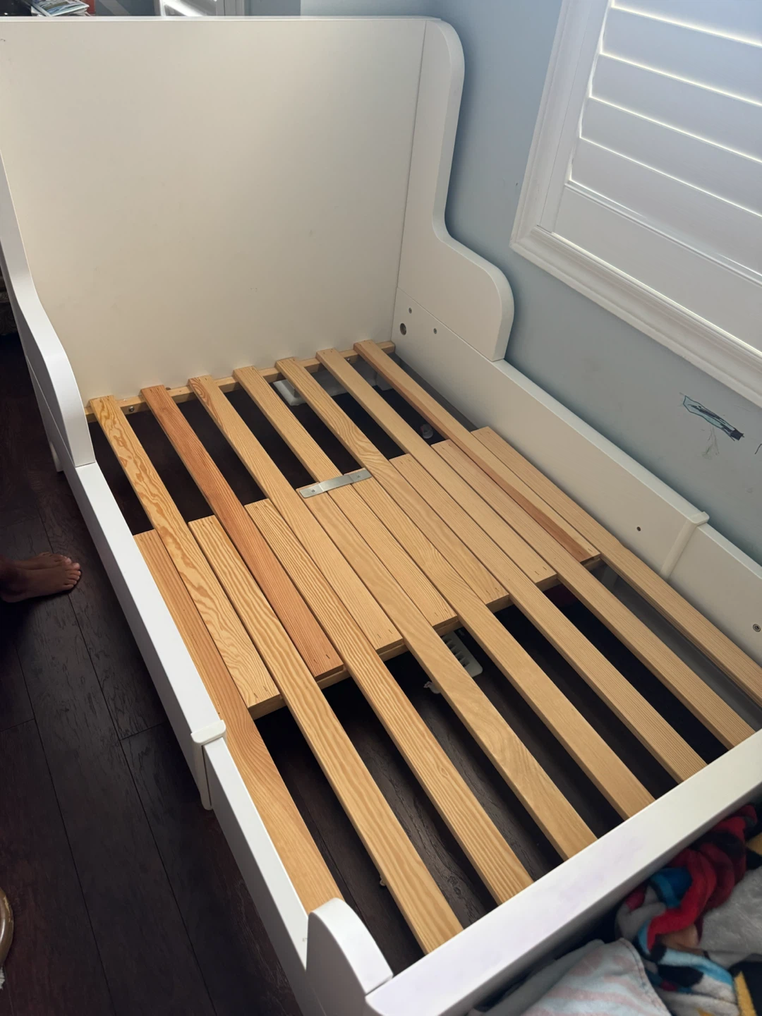 IKEA BUSUNGE Extendable Bed - White