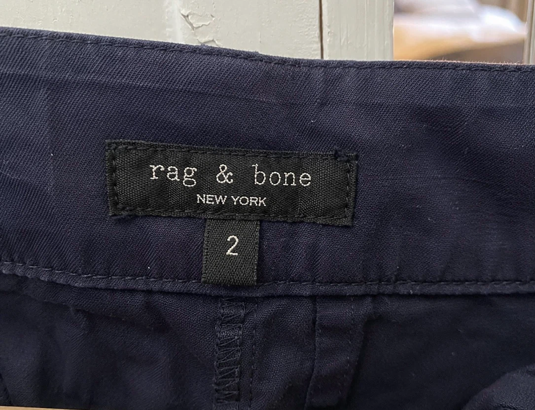 Rag & Bone Navy Blue Utility Pants Size 2 - photo 2