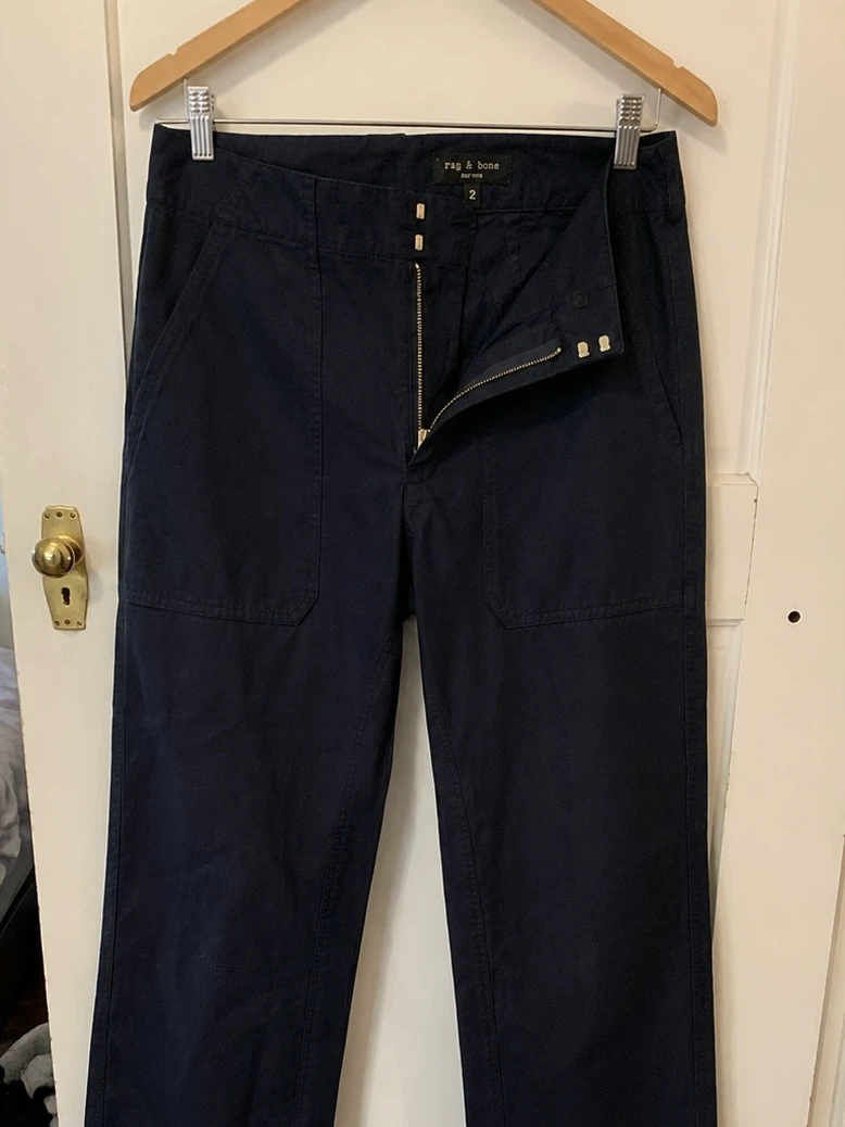 Rag & Bone Navy Blue Utility Pants Size 2 - photo 3